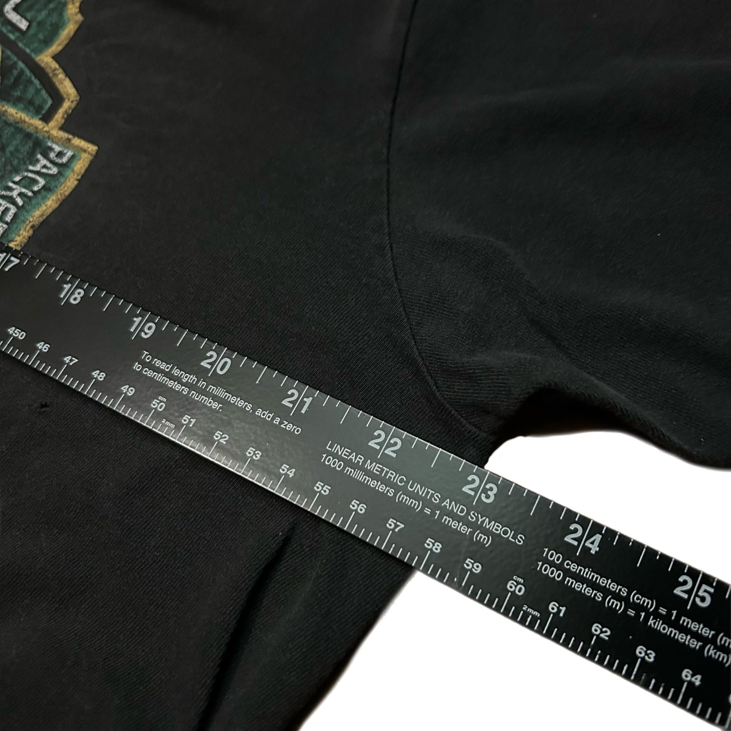 (XL) 2011 Superbowl Reebok Steelers v Packers Black Shirt