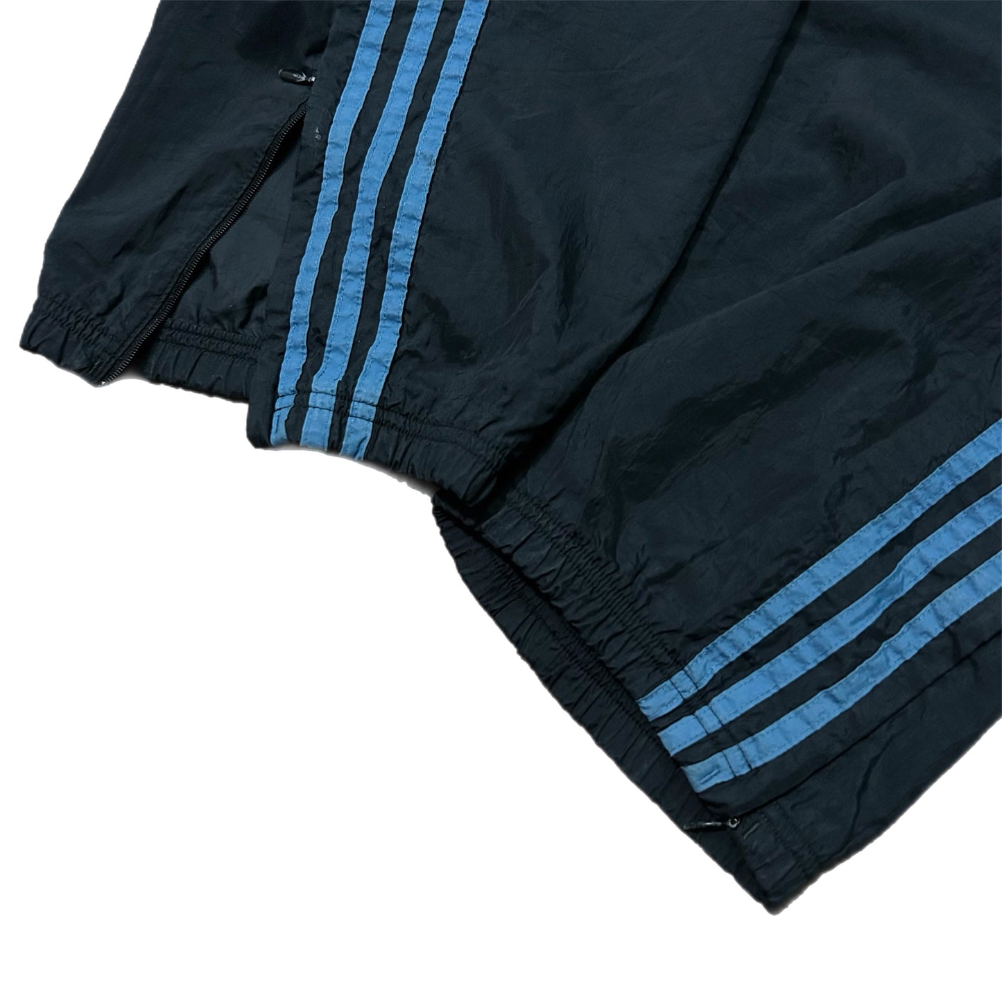 (XL) Vintage 90s Adidas Blue Stripe Track Pants