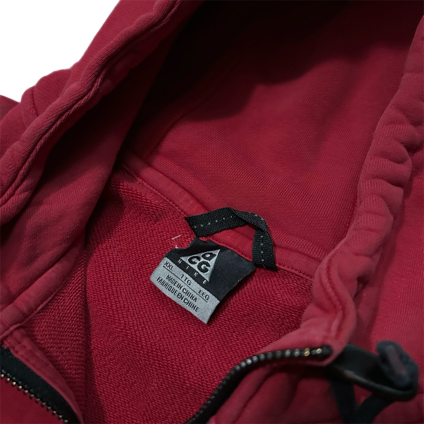 (XXL) Nike ACG Maroon Zip-Up Hoodie