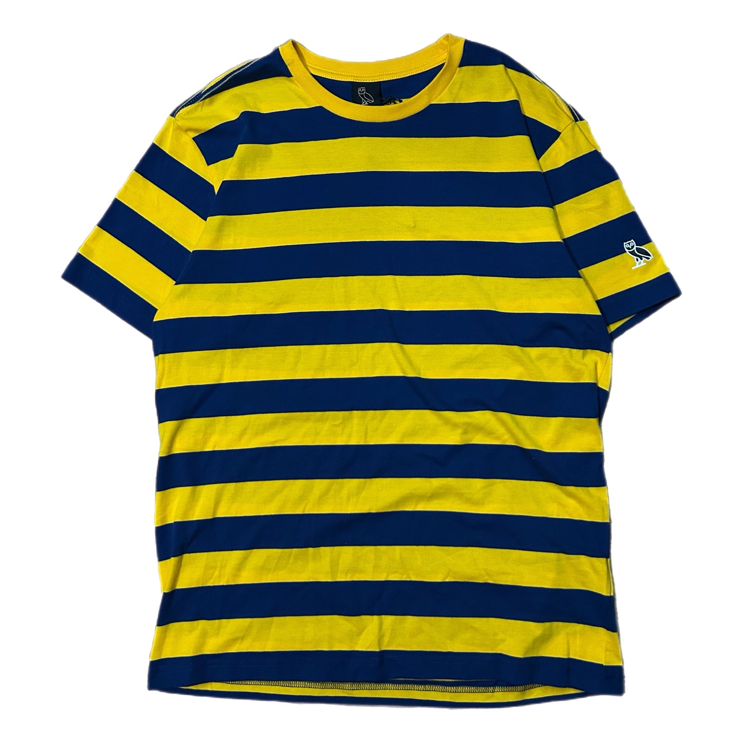 (L) OVO Summer Stripe Marine Blue Shirt
