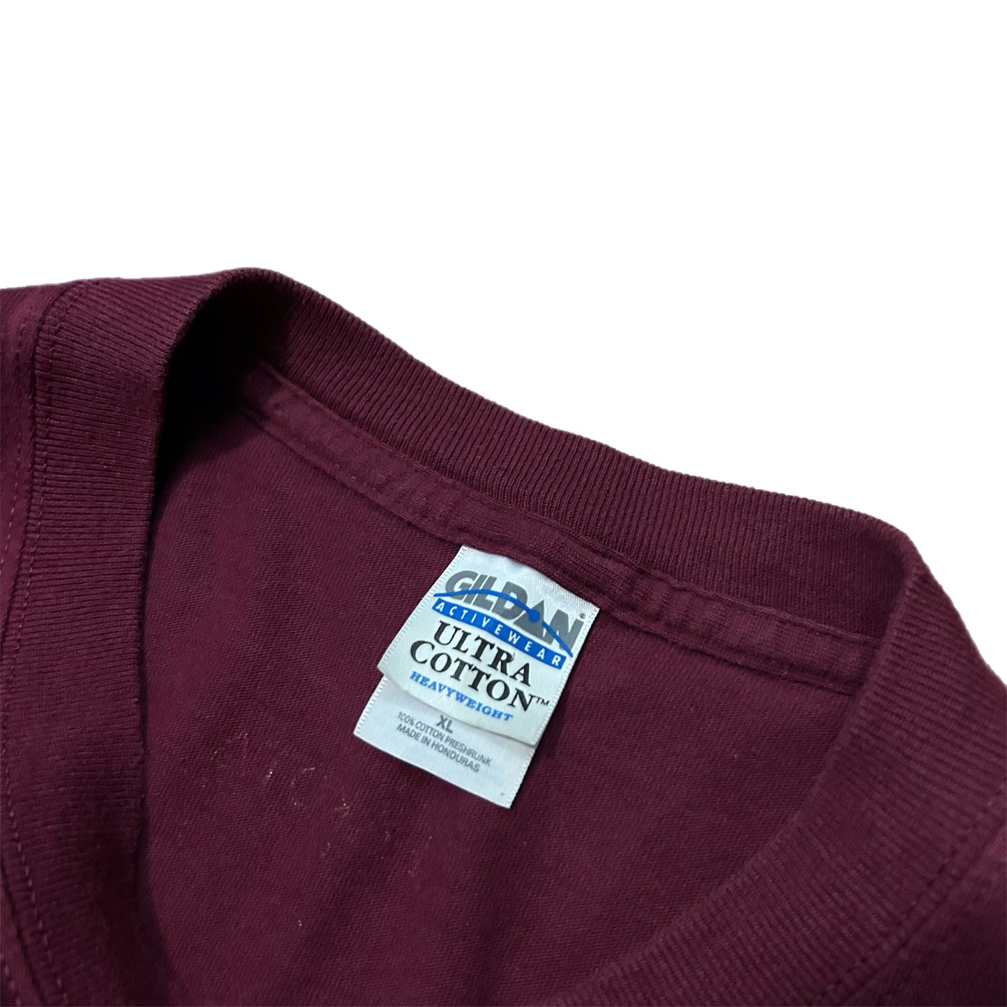 (XL) Vintage 90s Heartbreak Of Mother Earth Turtle Burgundy Shirt