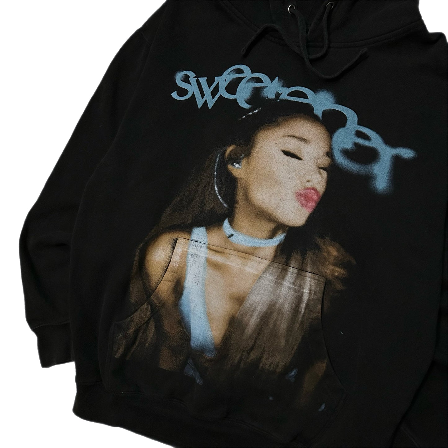(M) Ariana Grande Sweetener World Tour Black Hoodie