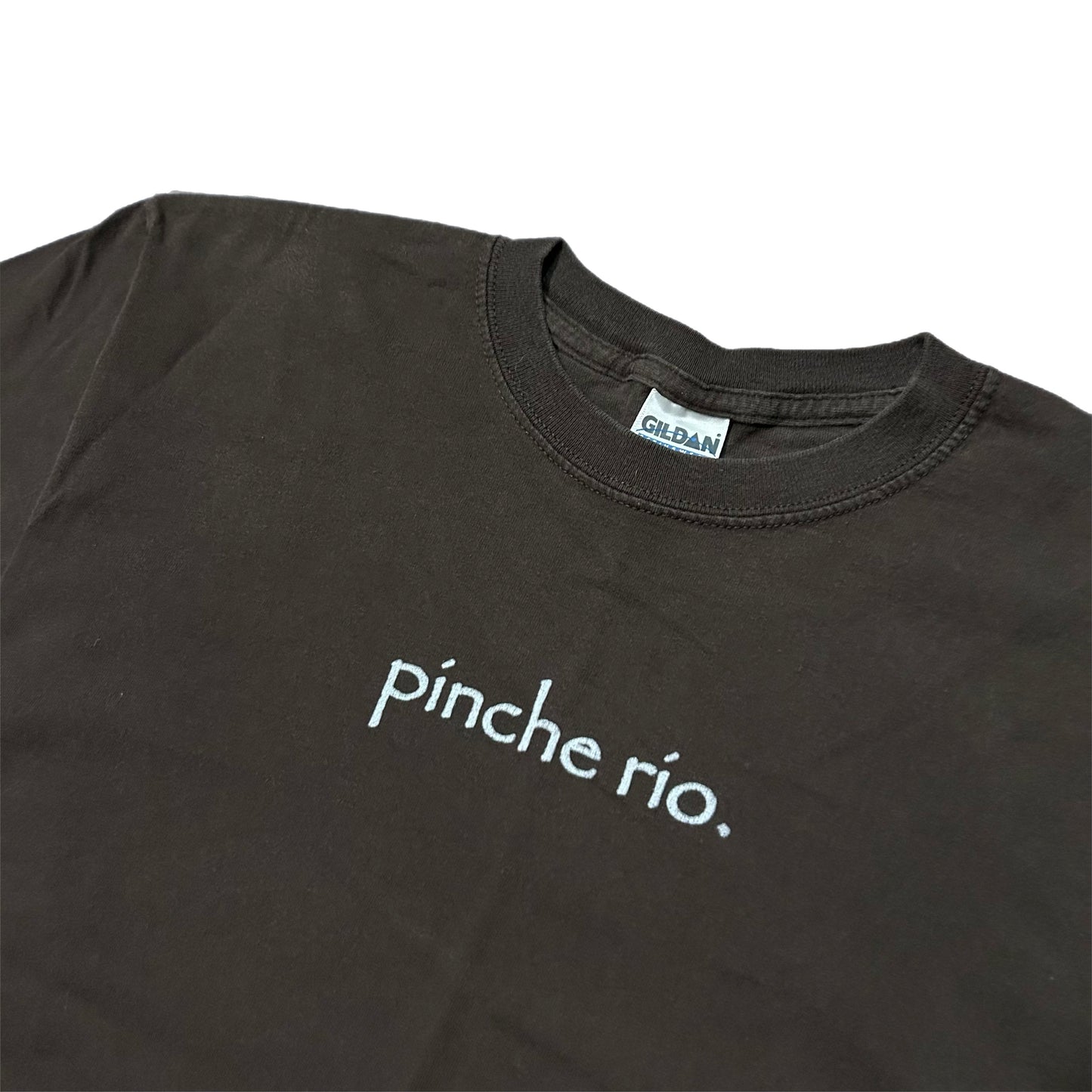 (M) Vintage Funny Mexico Brown Shirt
