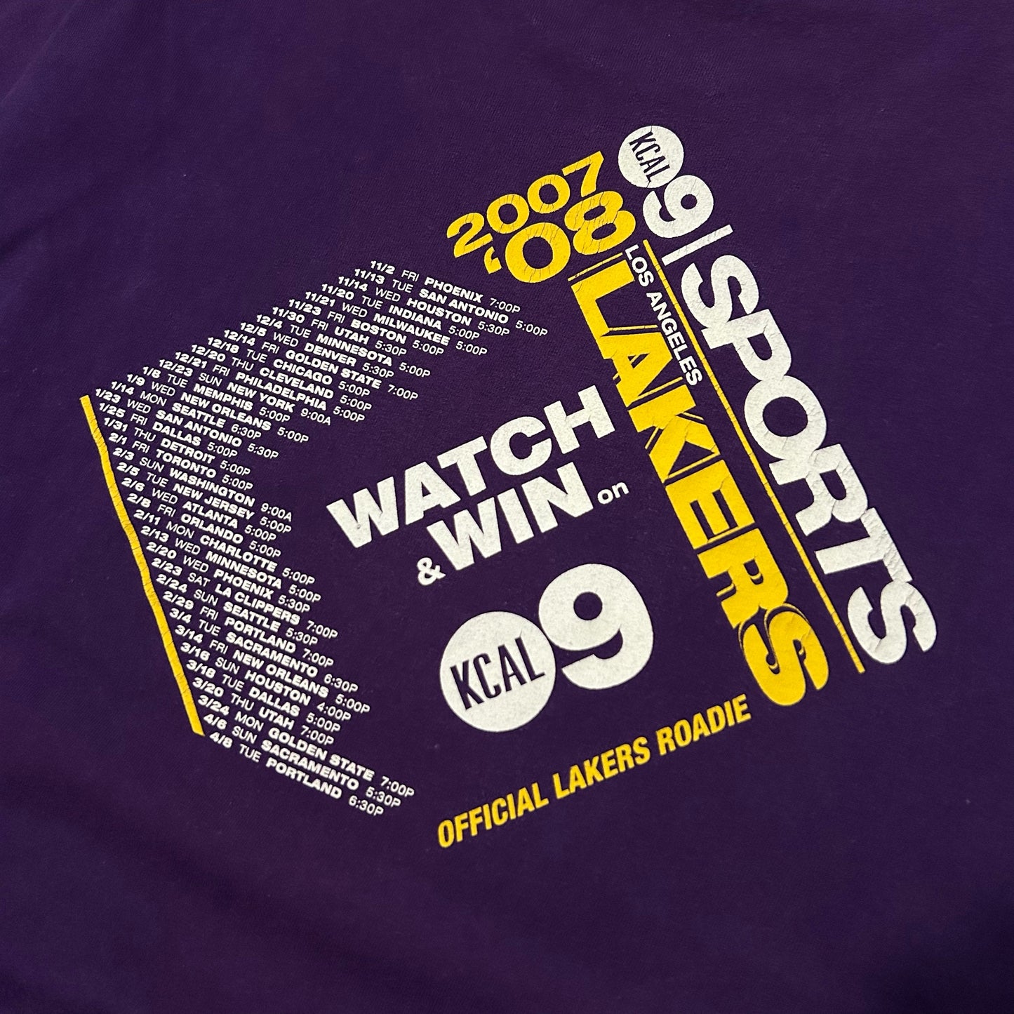 (XL) Y2K Los Angeles Lakers 60th Anniversary Shirt