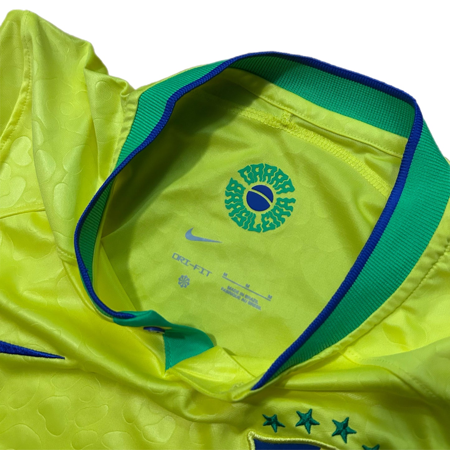 (M) Nike Brasil Home Soccer World Cup Jersey