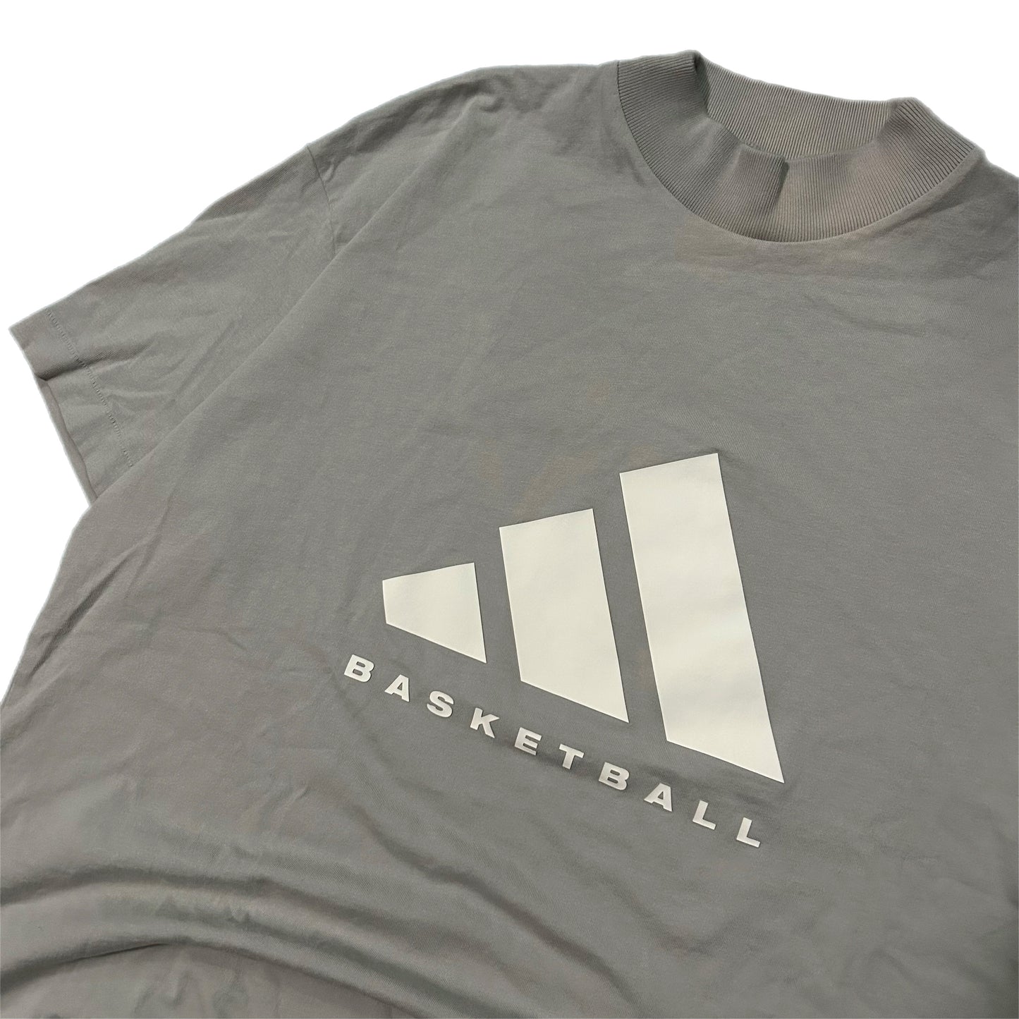(M) Adidas Oversized Basketball Beige Shirt