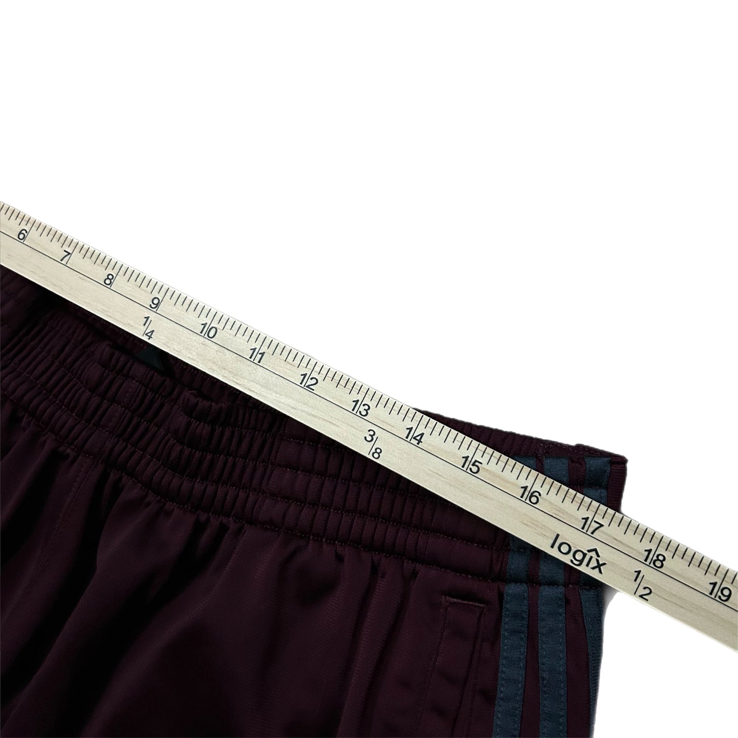 (L) Y2K Adidas Bordeaux Tear-Away Track Pants
