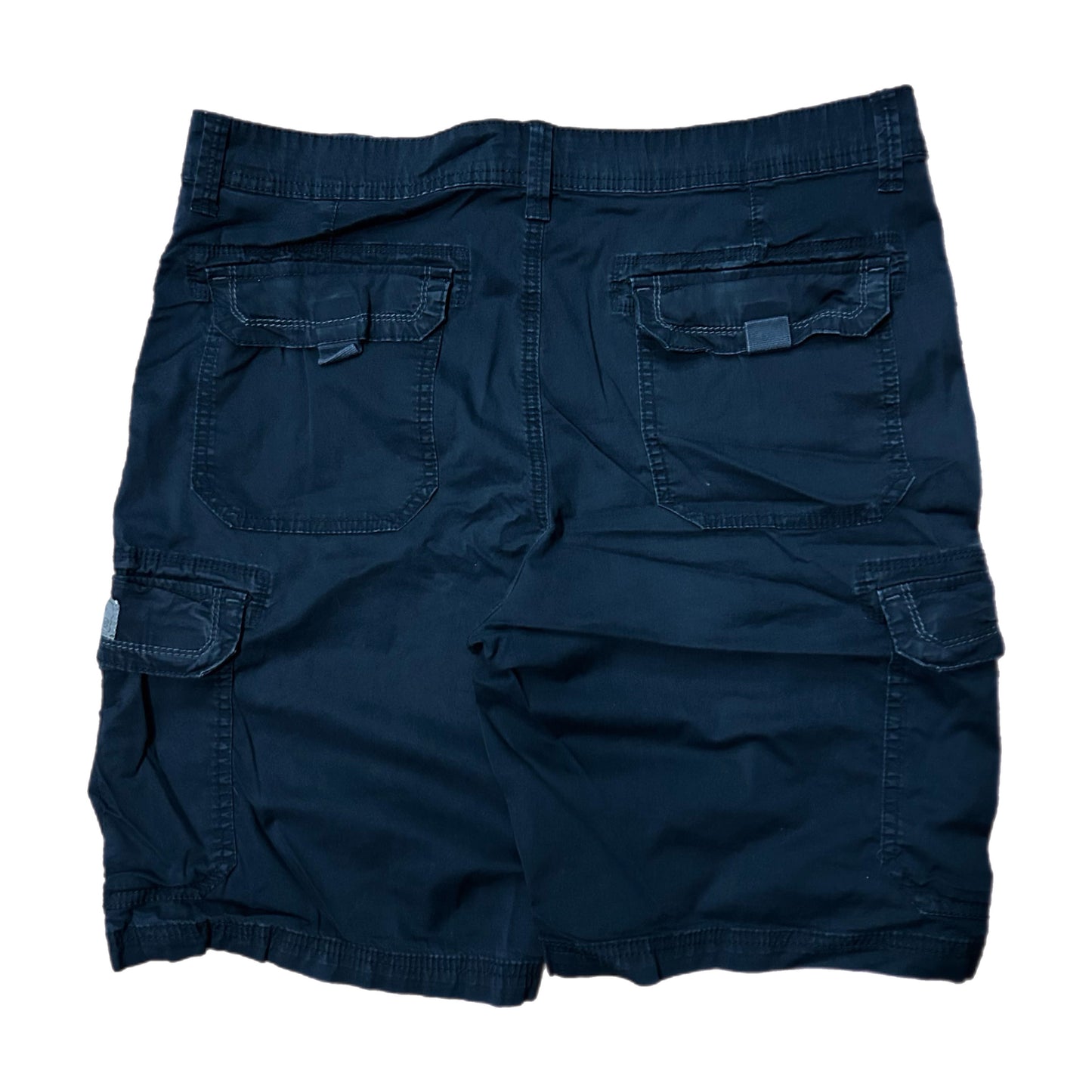 (36) Y2K Union Bay Navy Cargo Shorts