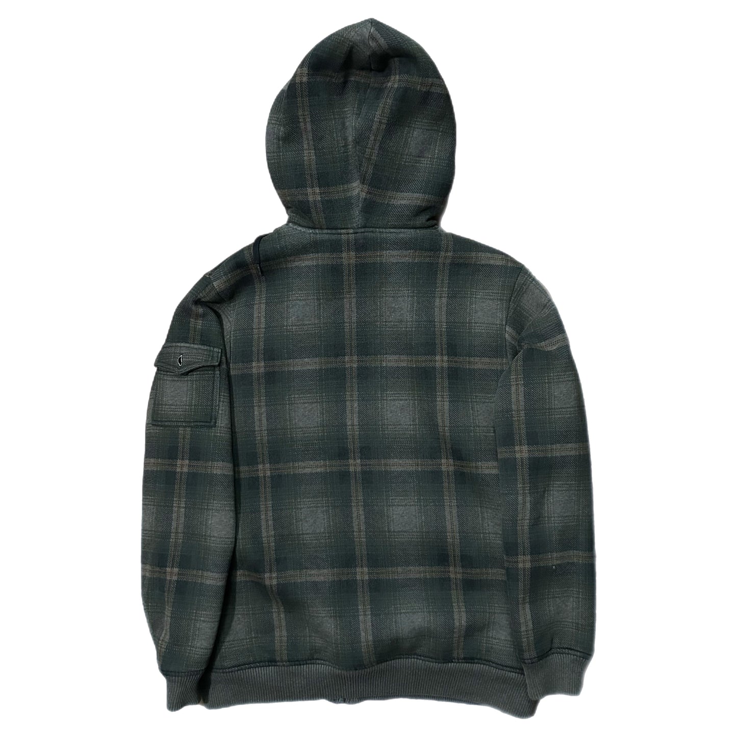 (M) Vintage Billabong Plaid Sherpa Jacket