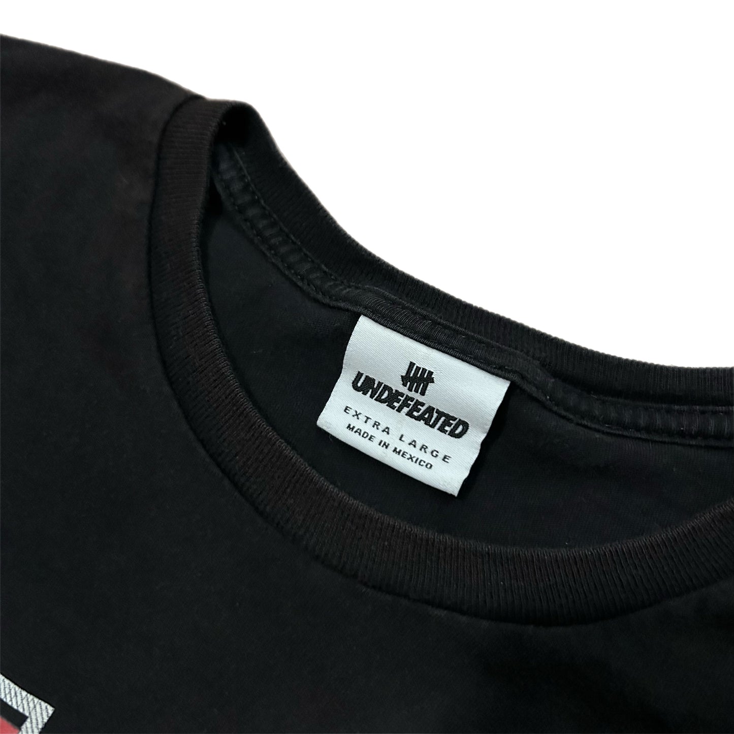 (XL) Undefeated 5 Strike Court Run Black Shirt
