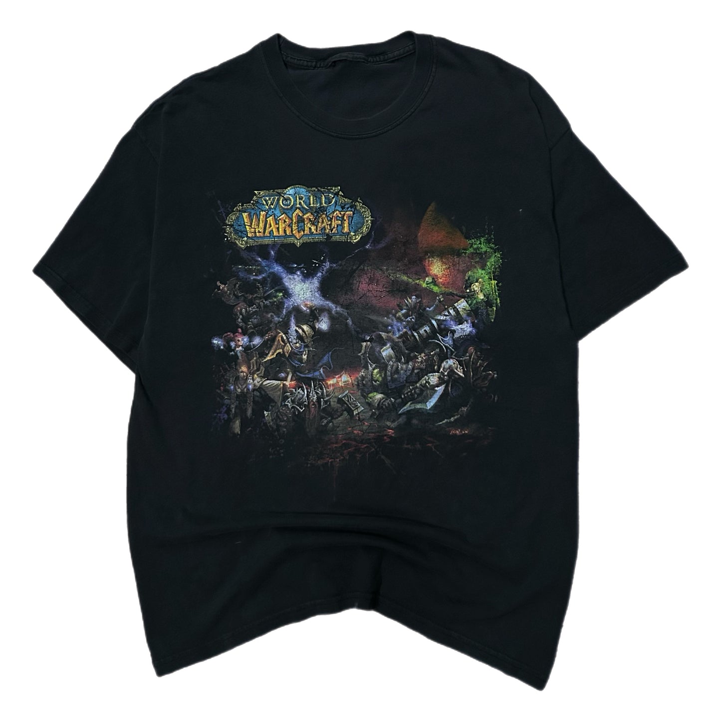 (L) 2004 World of Warcraft Video Game Promo Black Shirt