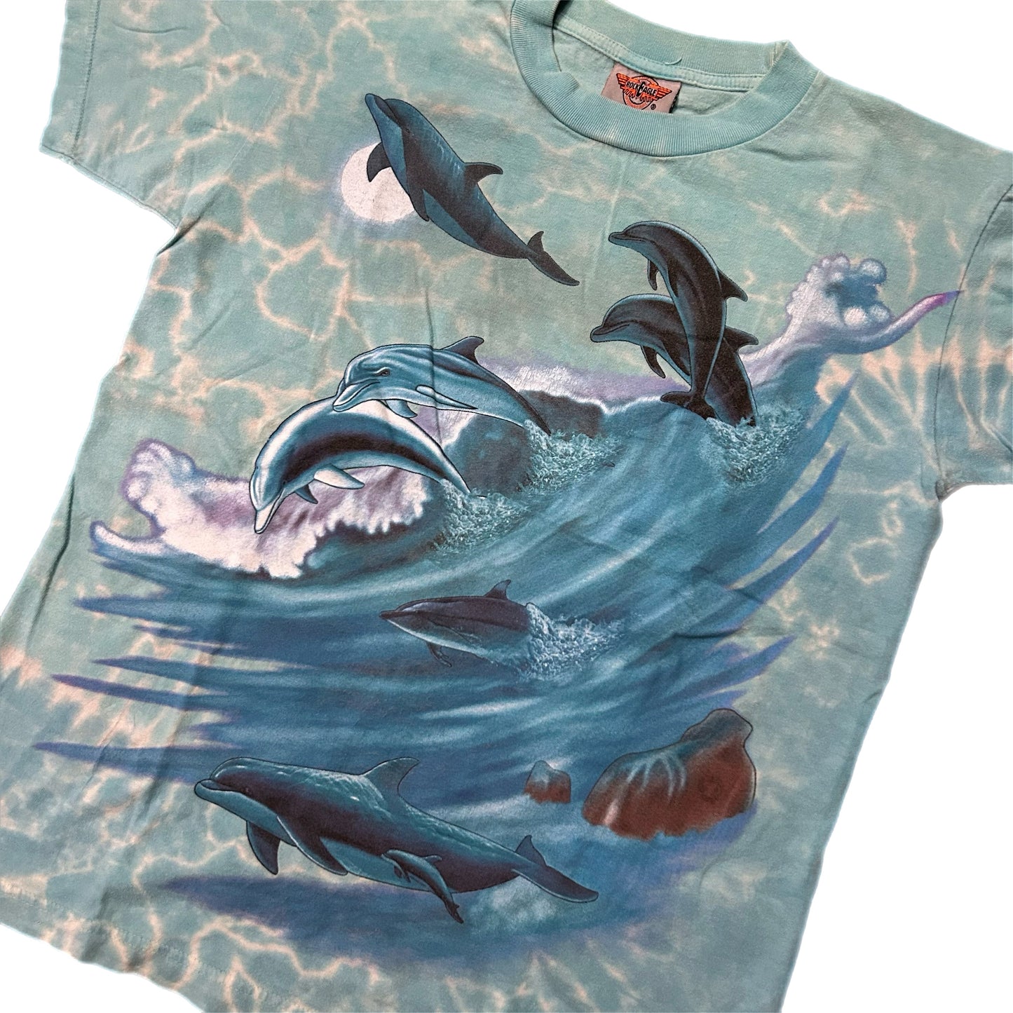 (M) Vintage Dolphins Tie Dye Shirt