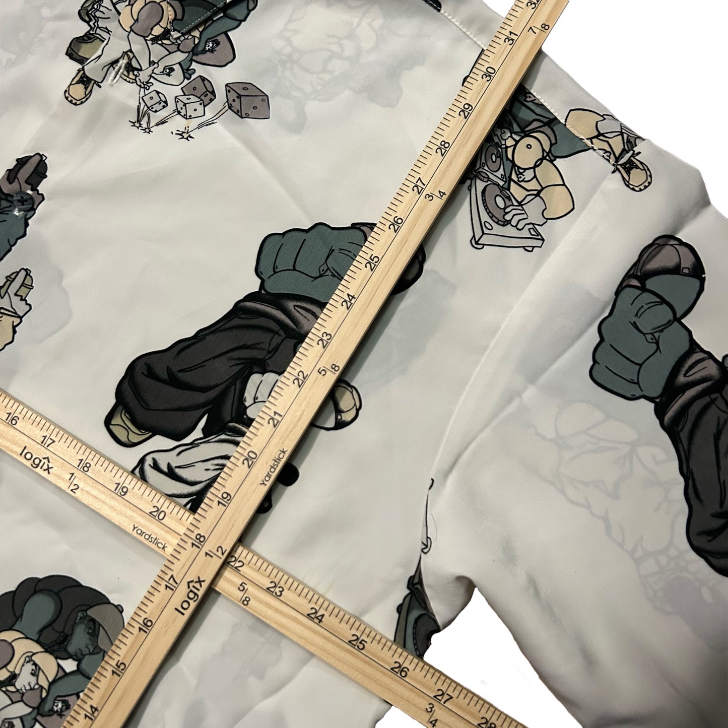 (XL) Up Ro's Hip Hop Button Up Shirt