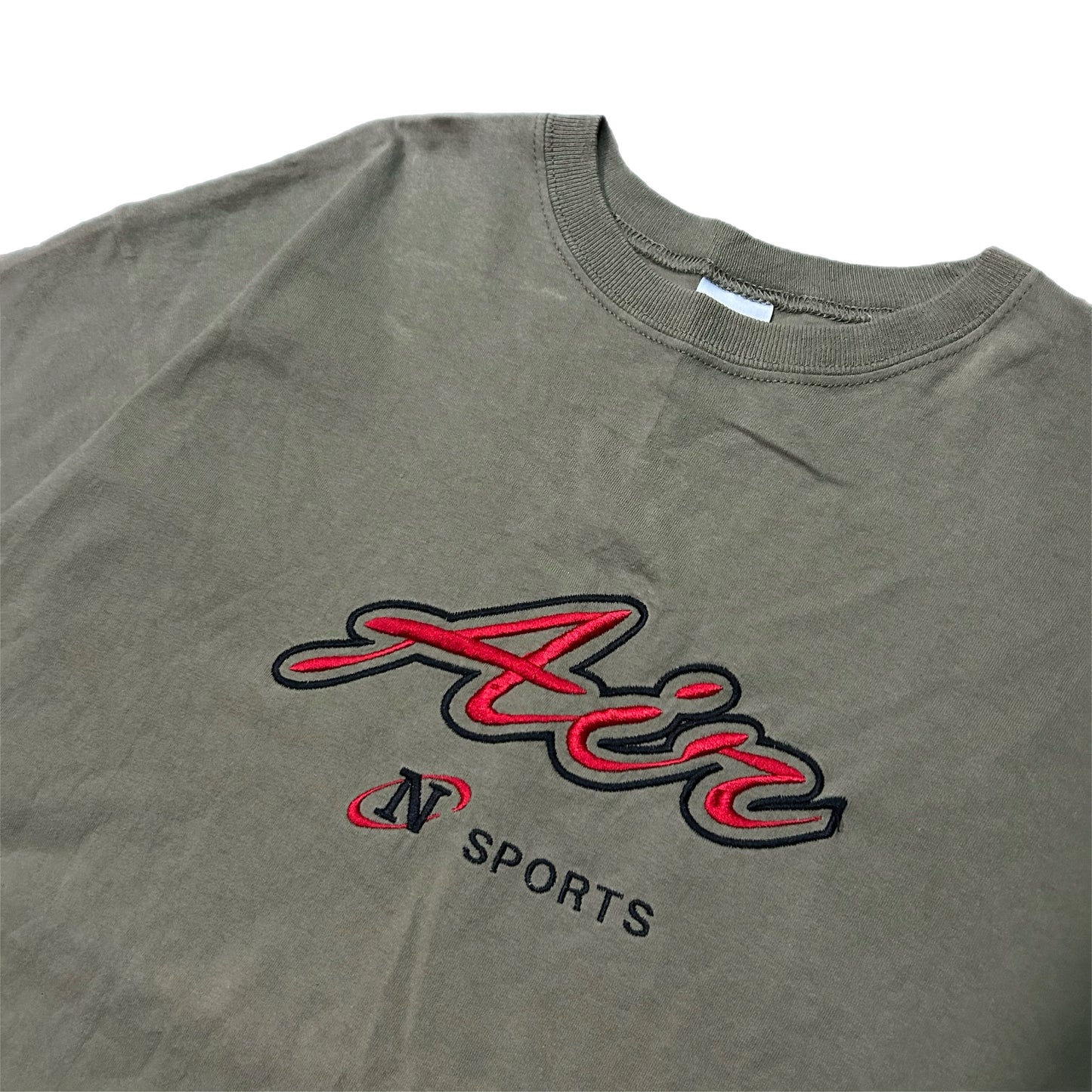 (XL) Boot Nike Air Sports Embroidery Olive Shirt