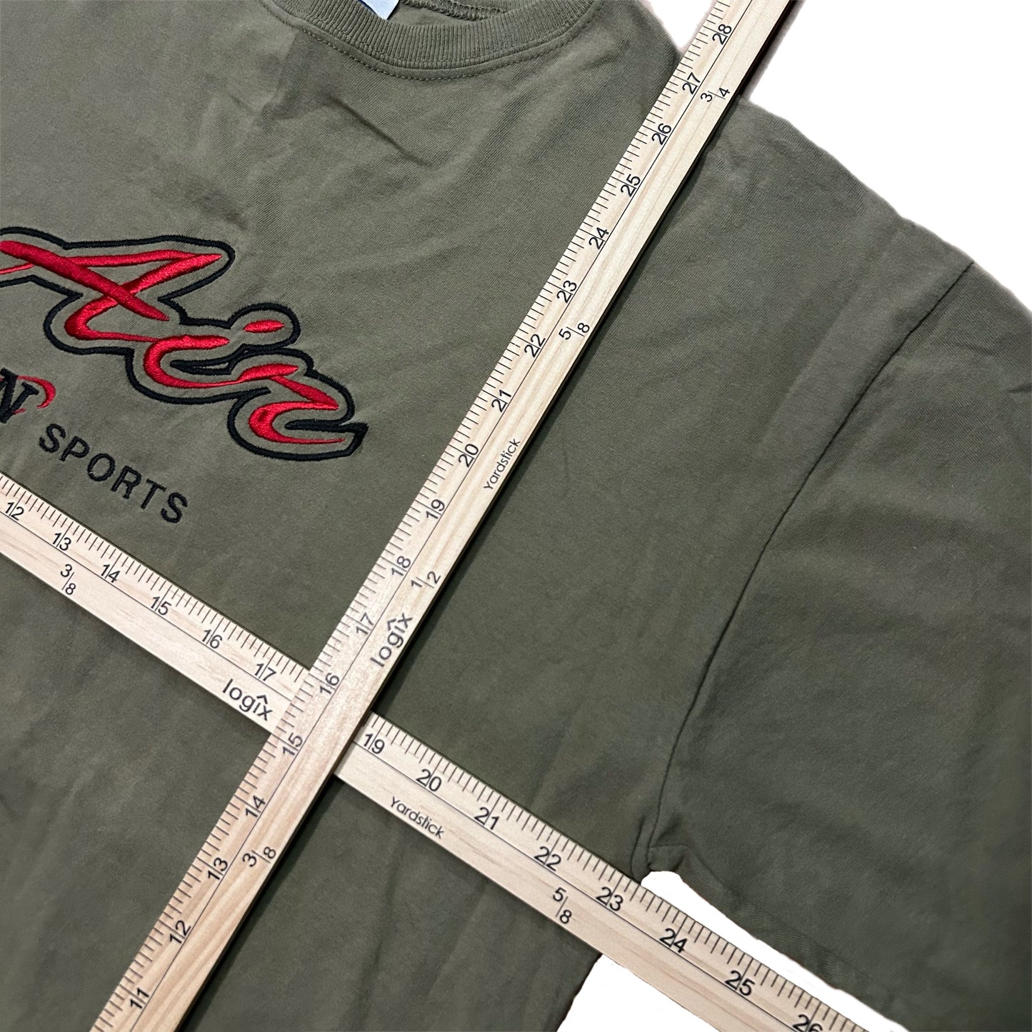 (XL) Boot Nike Air Sports Embroidery Olive Shirt