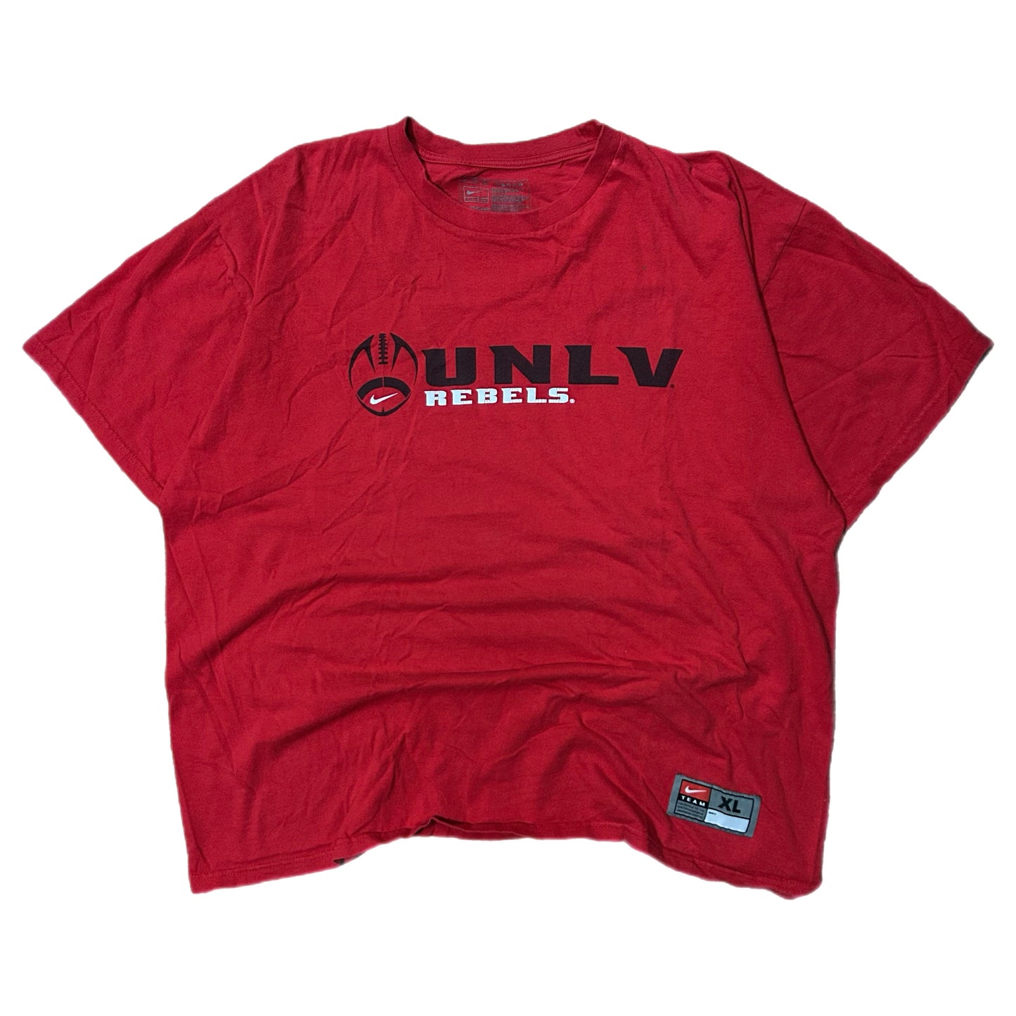 (XL) Y2K Nike UNLV Rebels Football Red Shirt