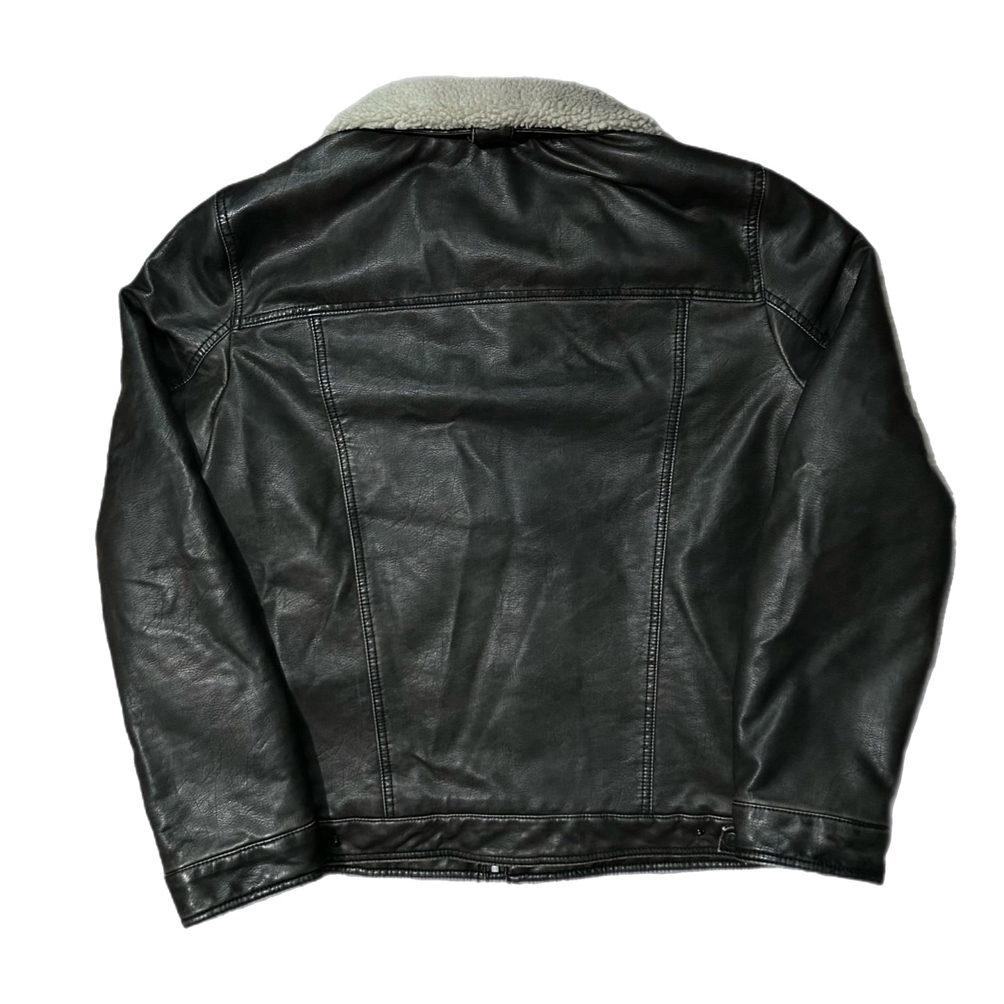 (XL) Levi's Faux Leather Trucker Jacket