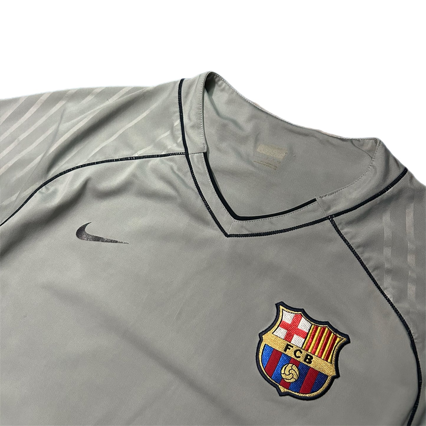 (S) Y2K FC Barcelona Grey Training Jersey