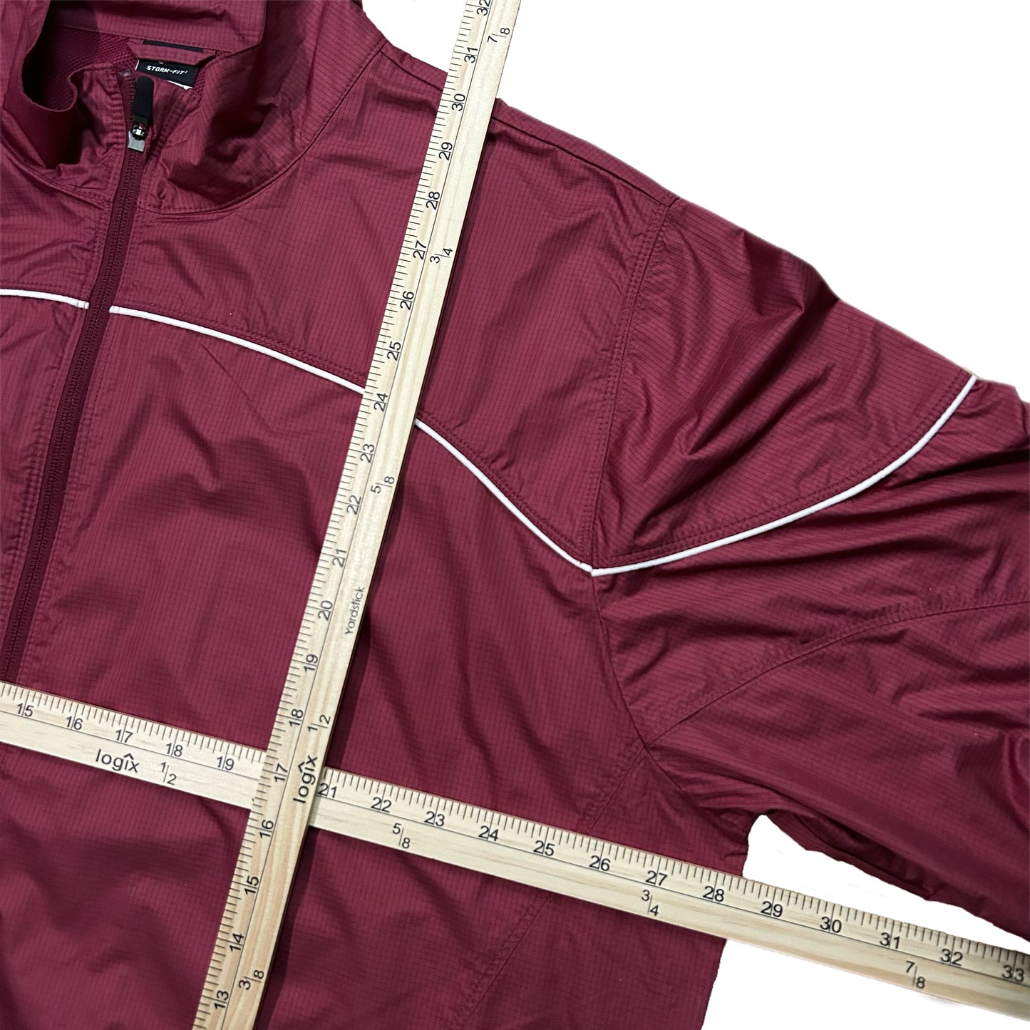 (XL) Nike Storm-Fit Burgandy Windbreaker