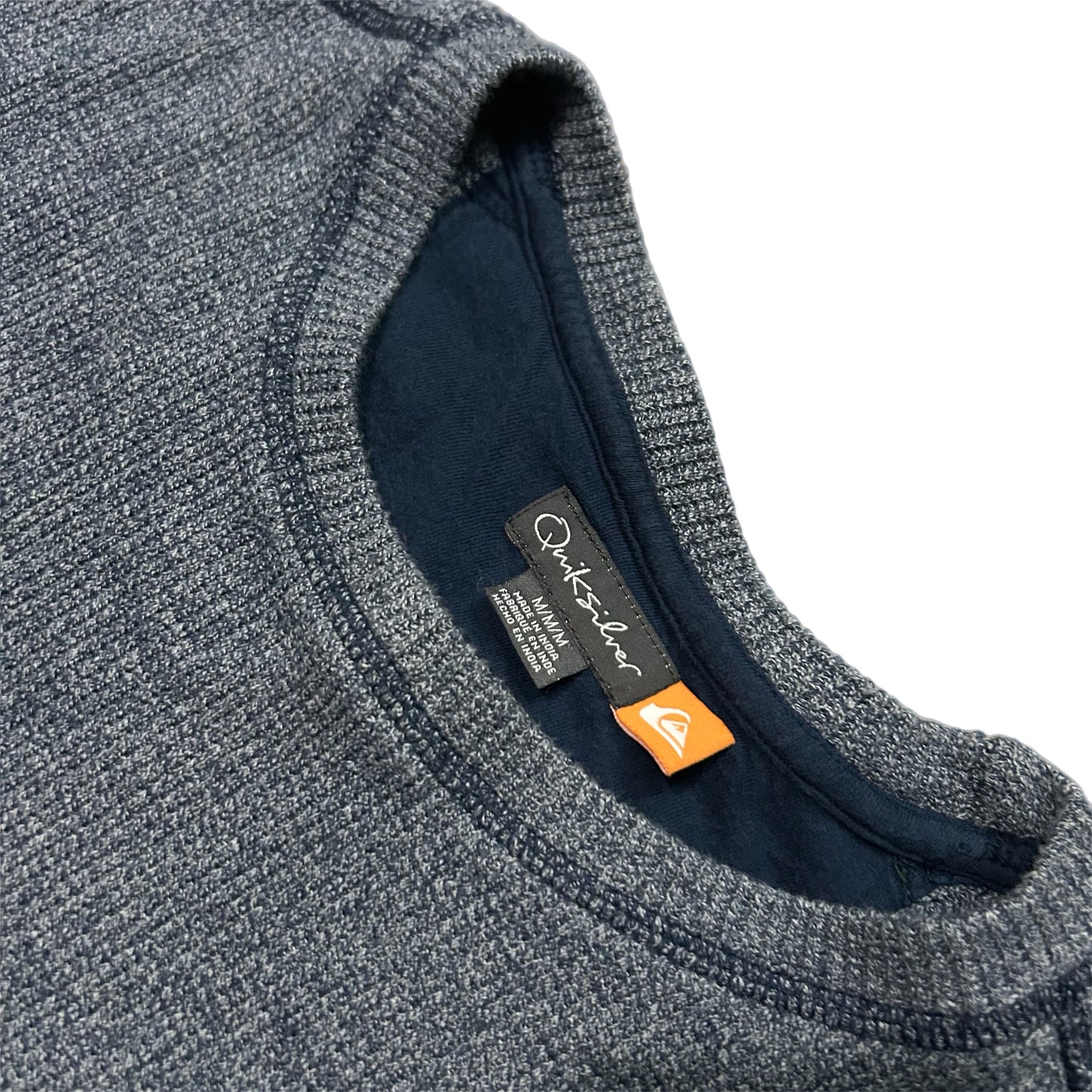 (M) Y2K Quicksilver Blue Knit Longsleeve
