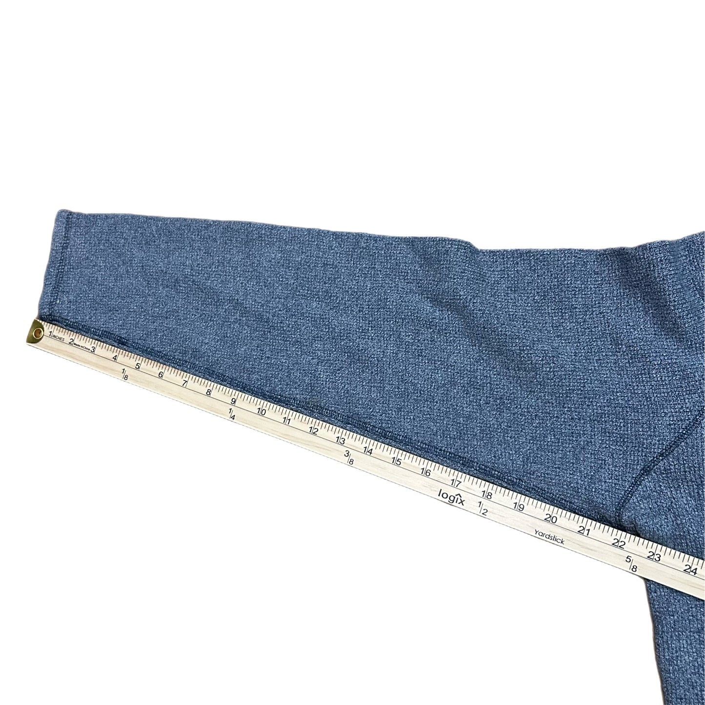 (M) Y2K Quicksilver Blue Knit Longsleeve