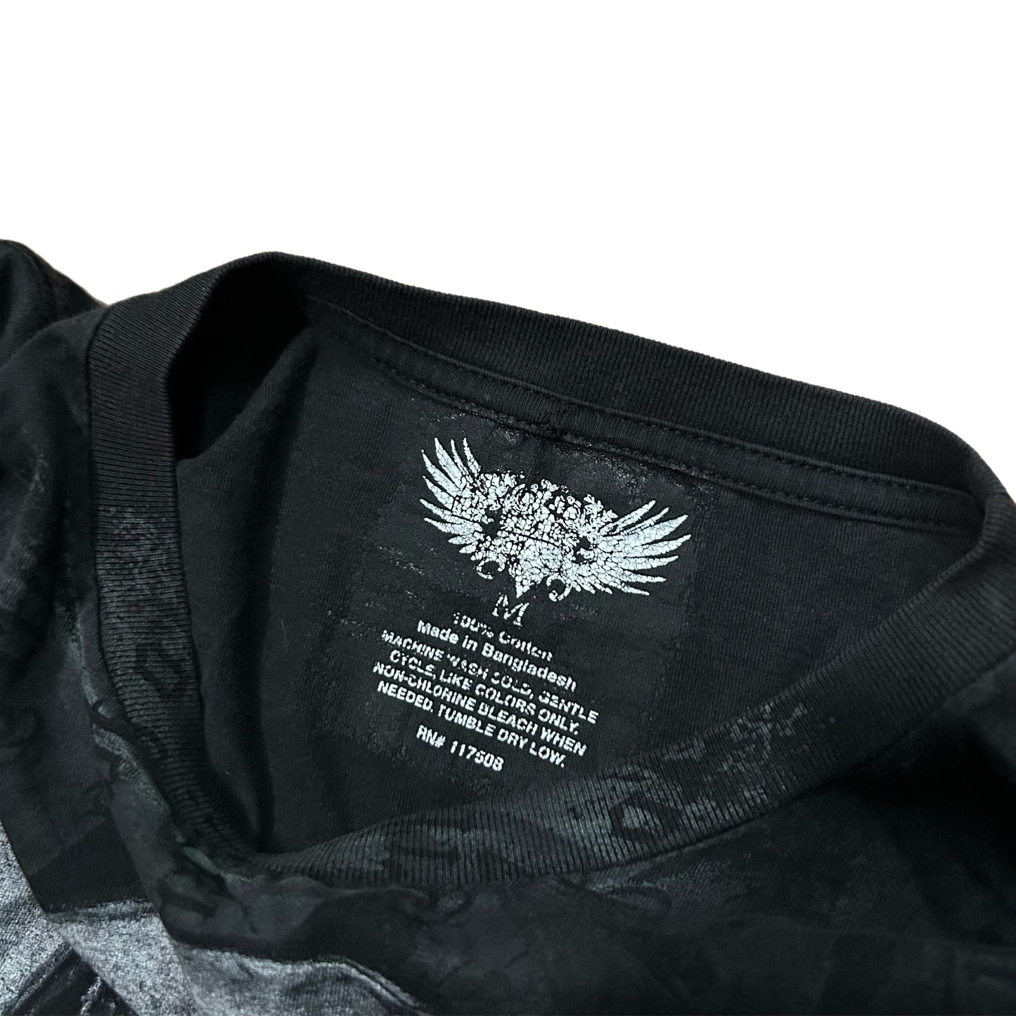 (M) Y2K Skull Double Layer Long Sleeve