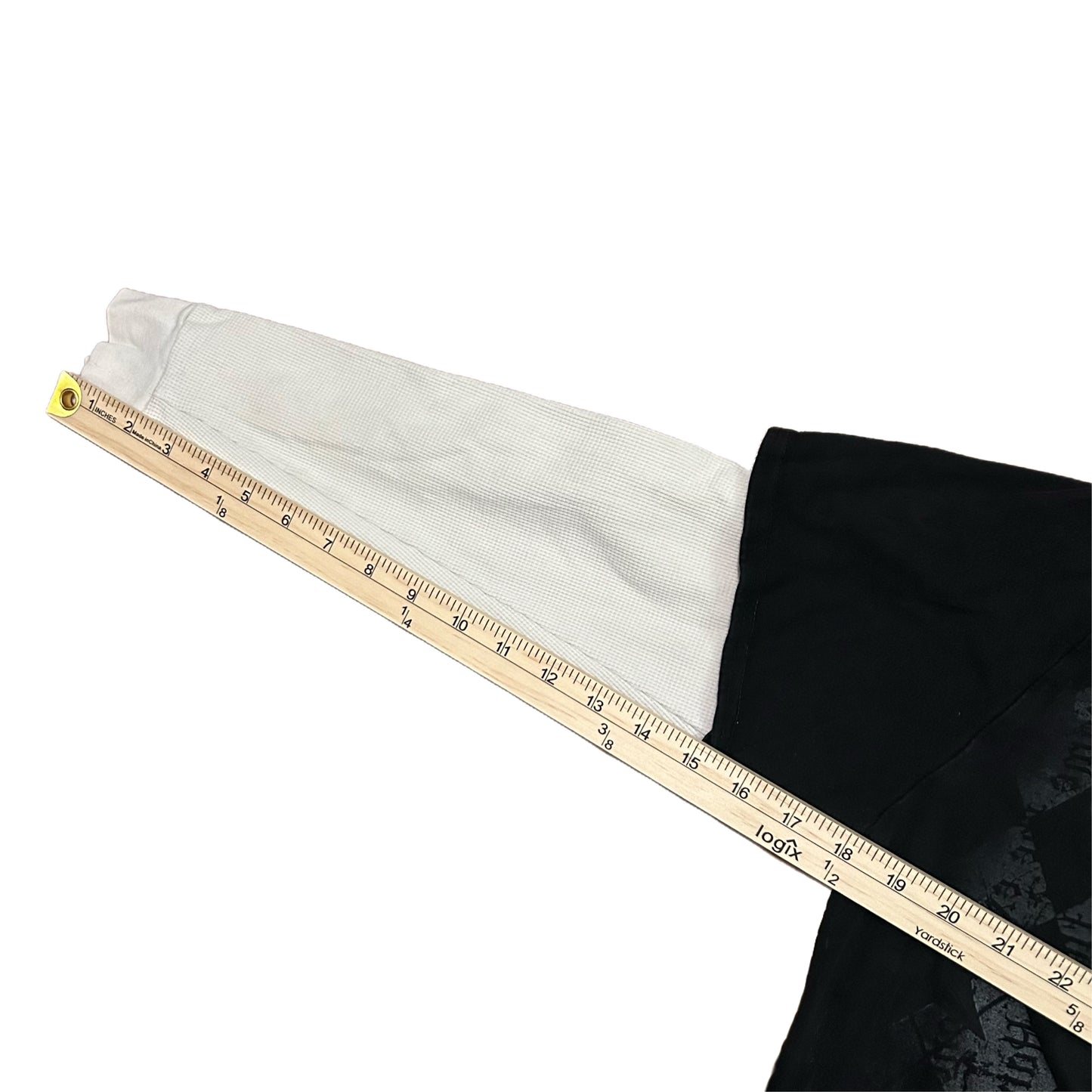 (M) Y2K Skull Double Layer Long Sleeve