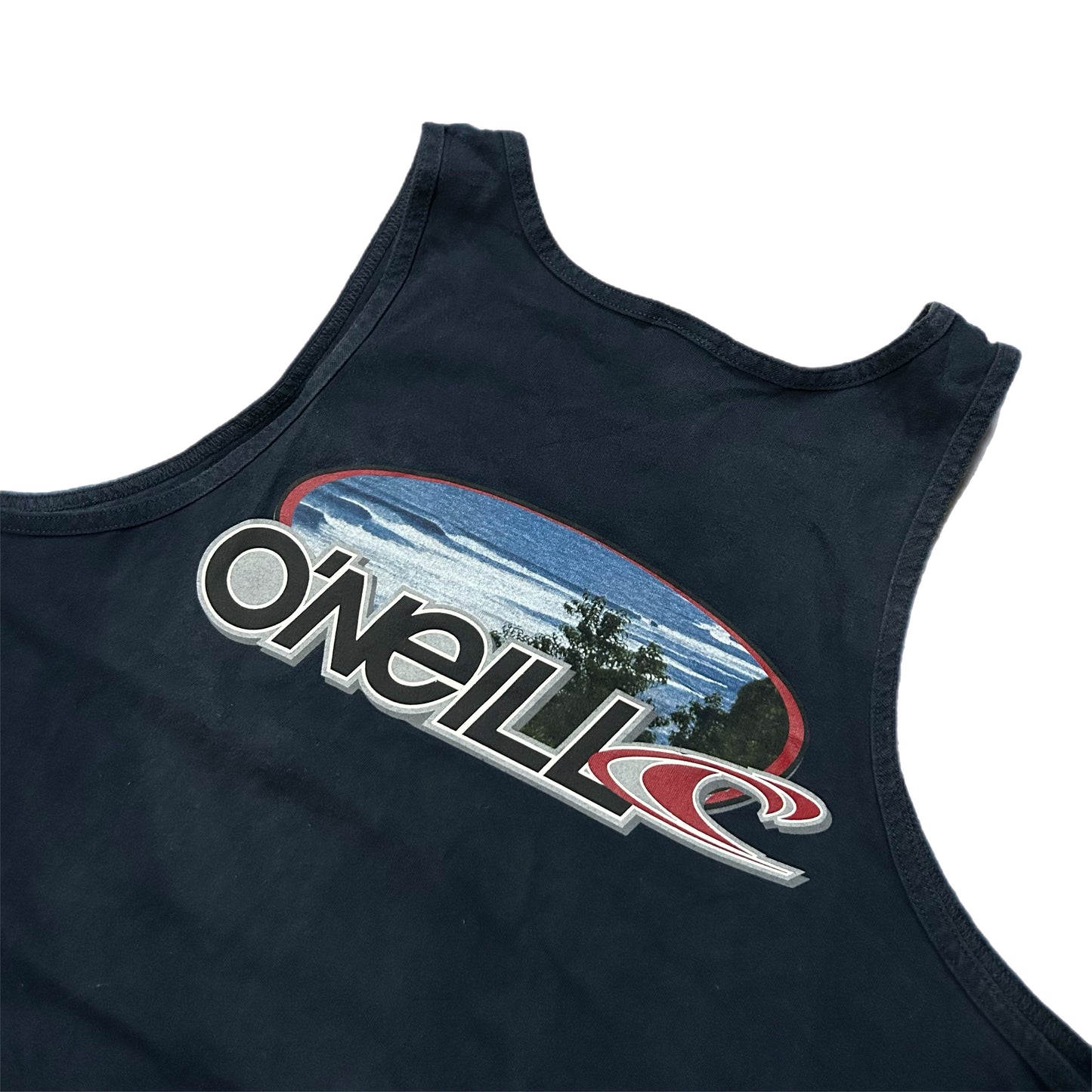 (XXL) Y2K O'Neill Graphic Navy Tank Top