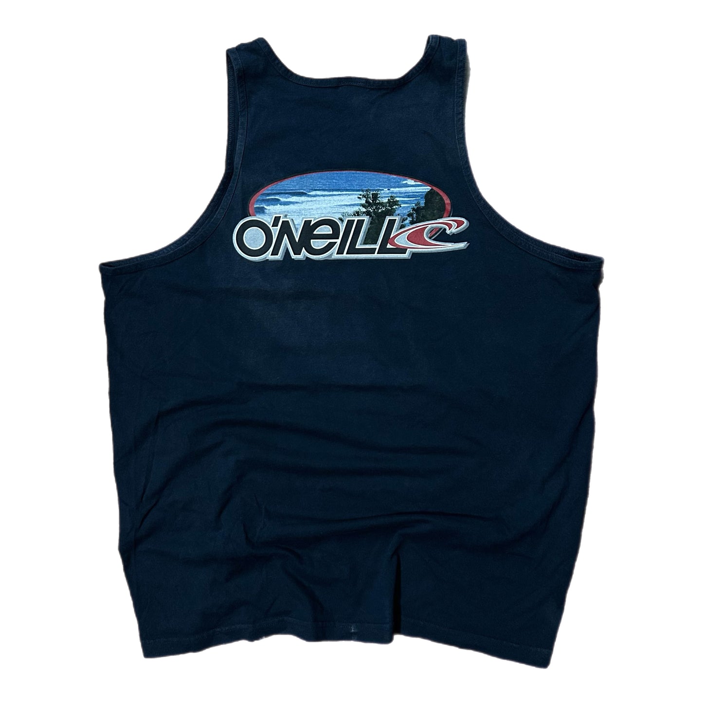 (XXL) Y2K O'Neill Graphic Navy Tank Top