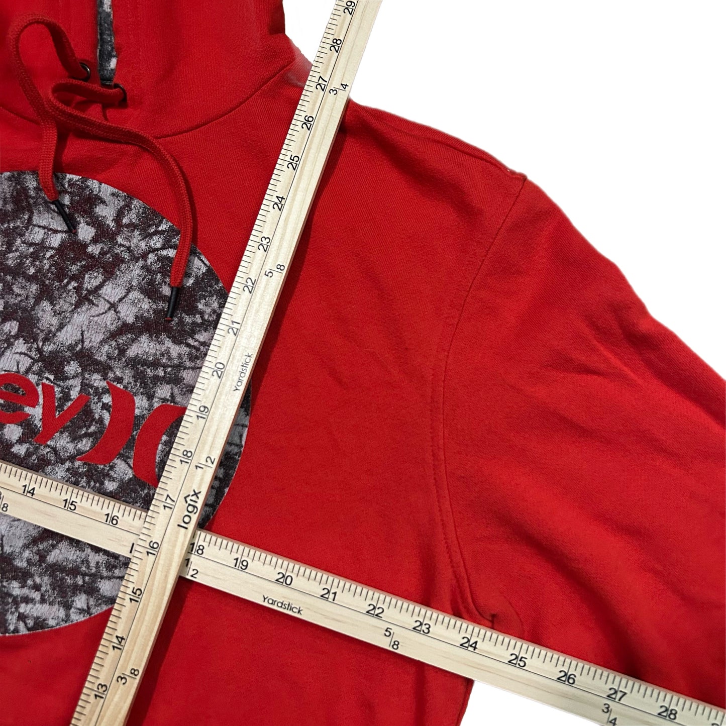 (XL) Vintage Hurley Full Moon Orange Pullover Hoodie