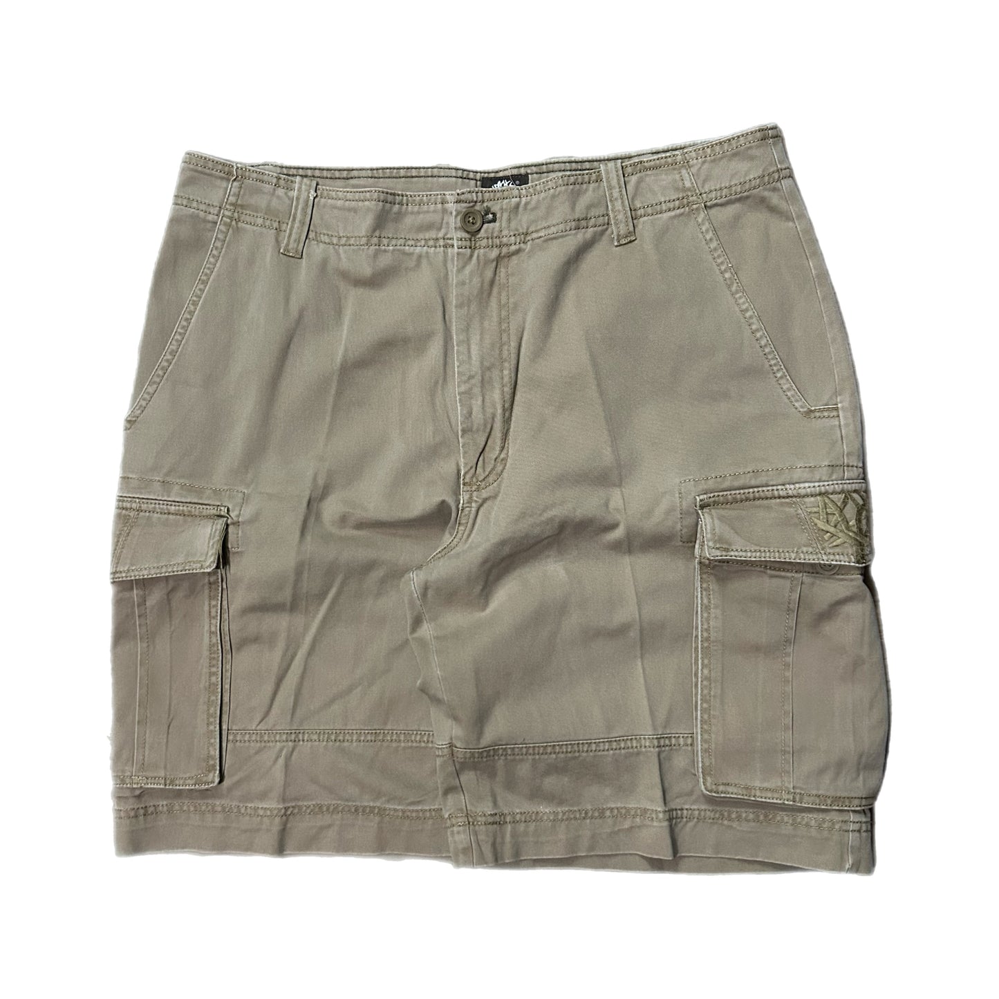 (36) Y2K Timberland Khaki Baggy Cargo Shorts