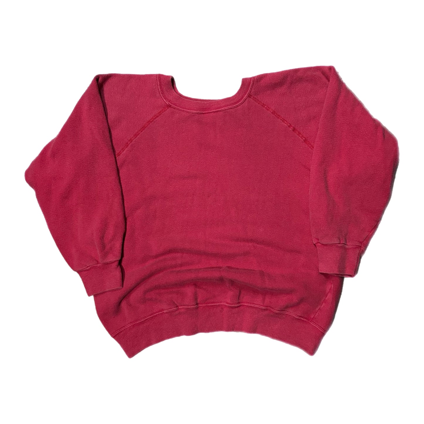 (L) 1970s Champion USC Pius X Red Crewneck