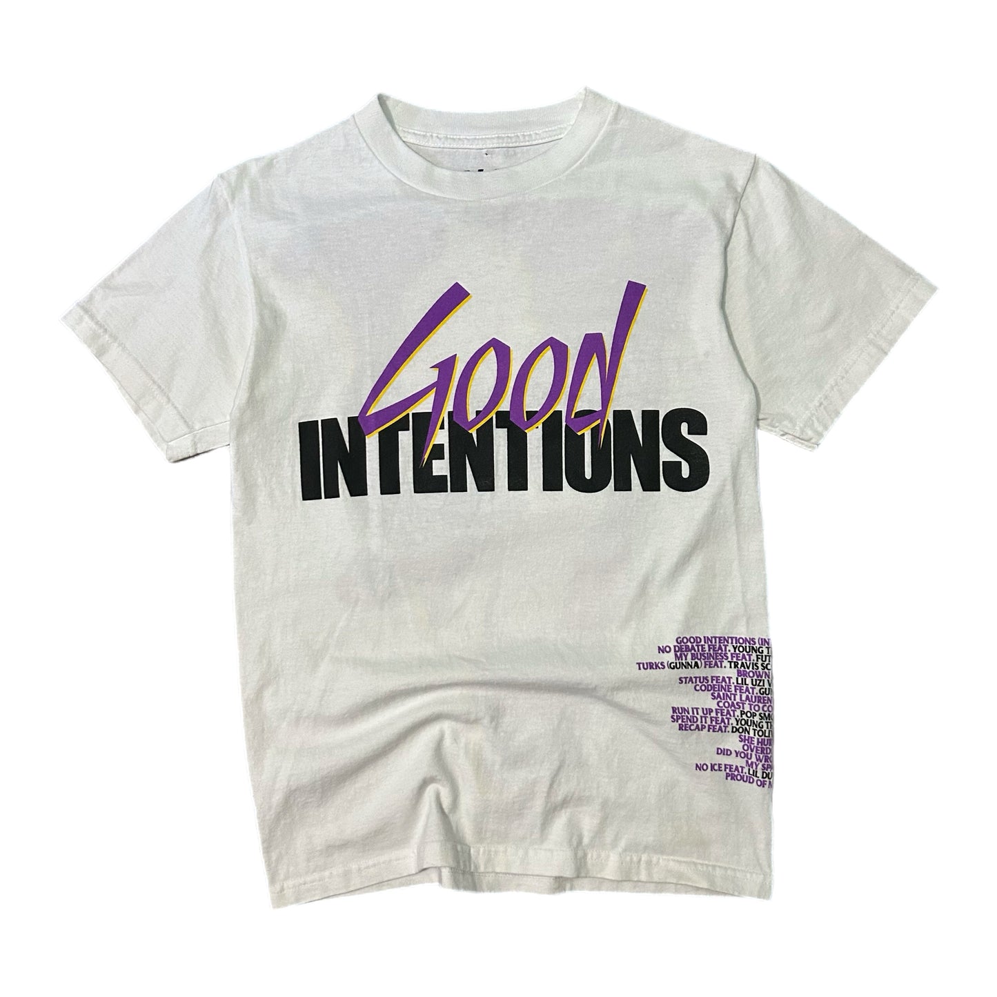(S) NAV x VLONE Good Intentions Doves White Tee