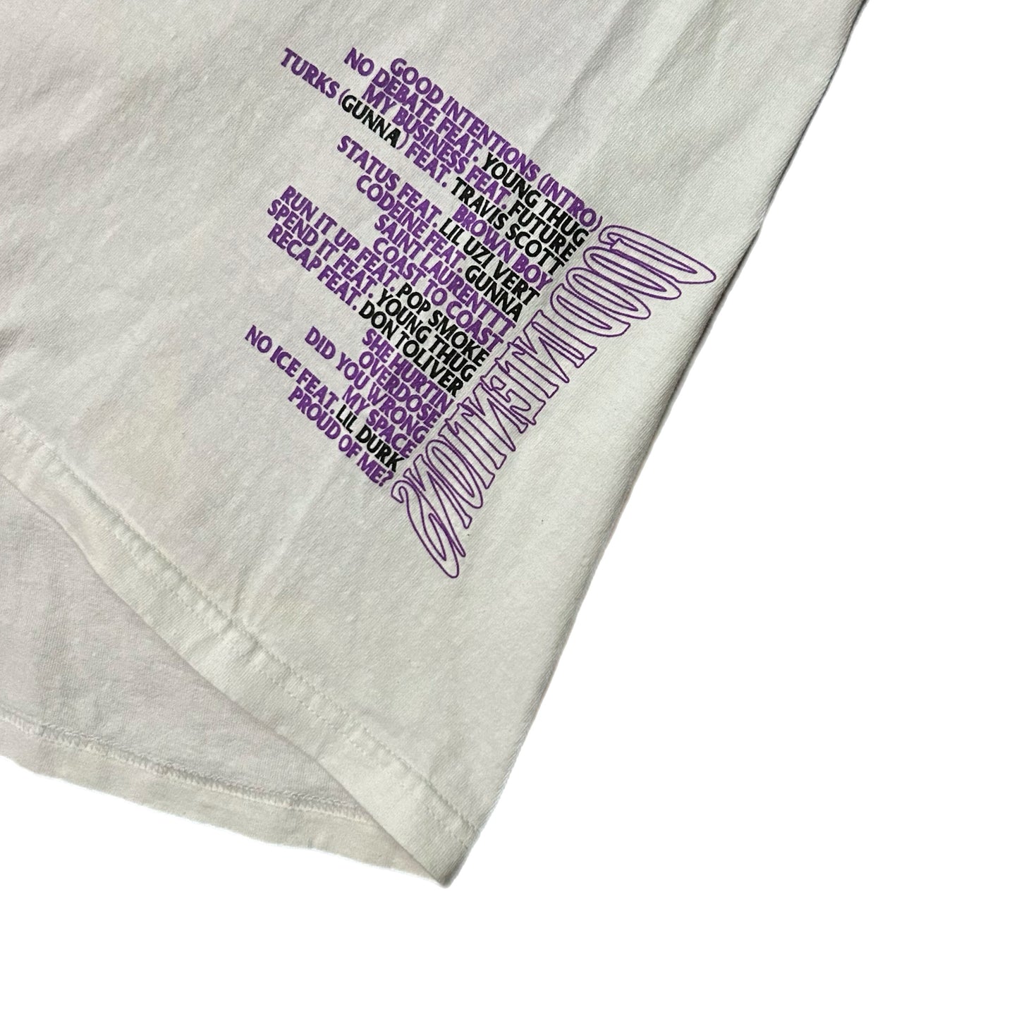 (S) NAV x VLONE Good Intentions Doves White Tee