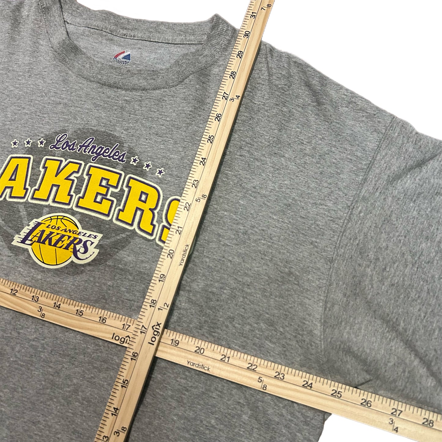 (XXL) Vintage Majestic LA Lakers Championship Banner Tee