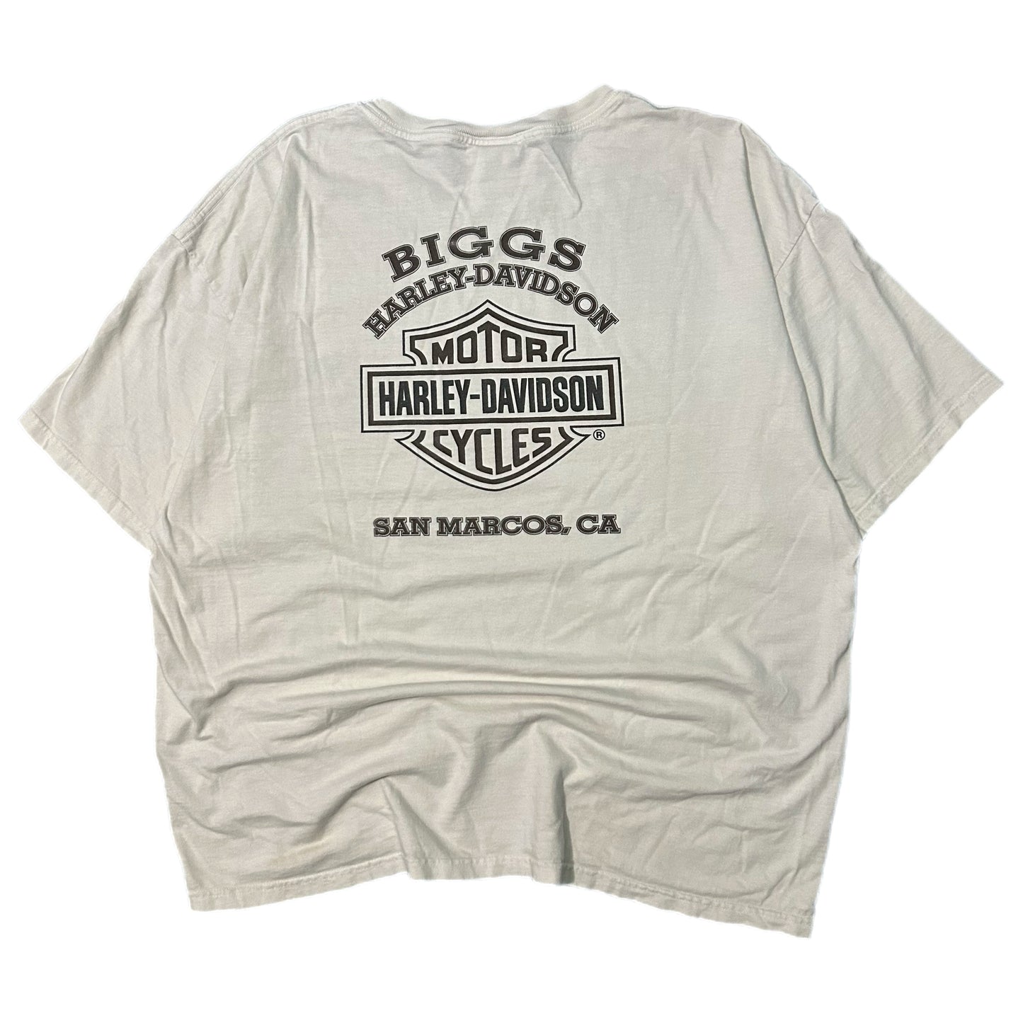 (XXL) 2000s Harley Davison San Marcos American Eagle Tee