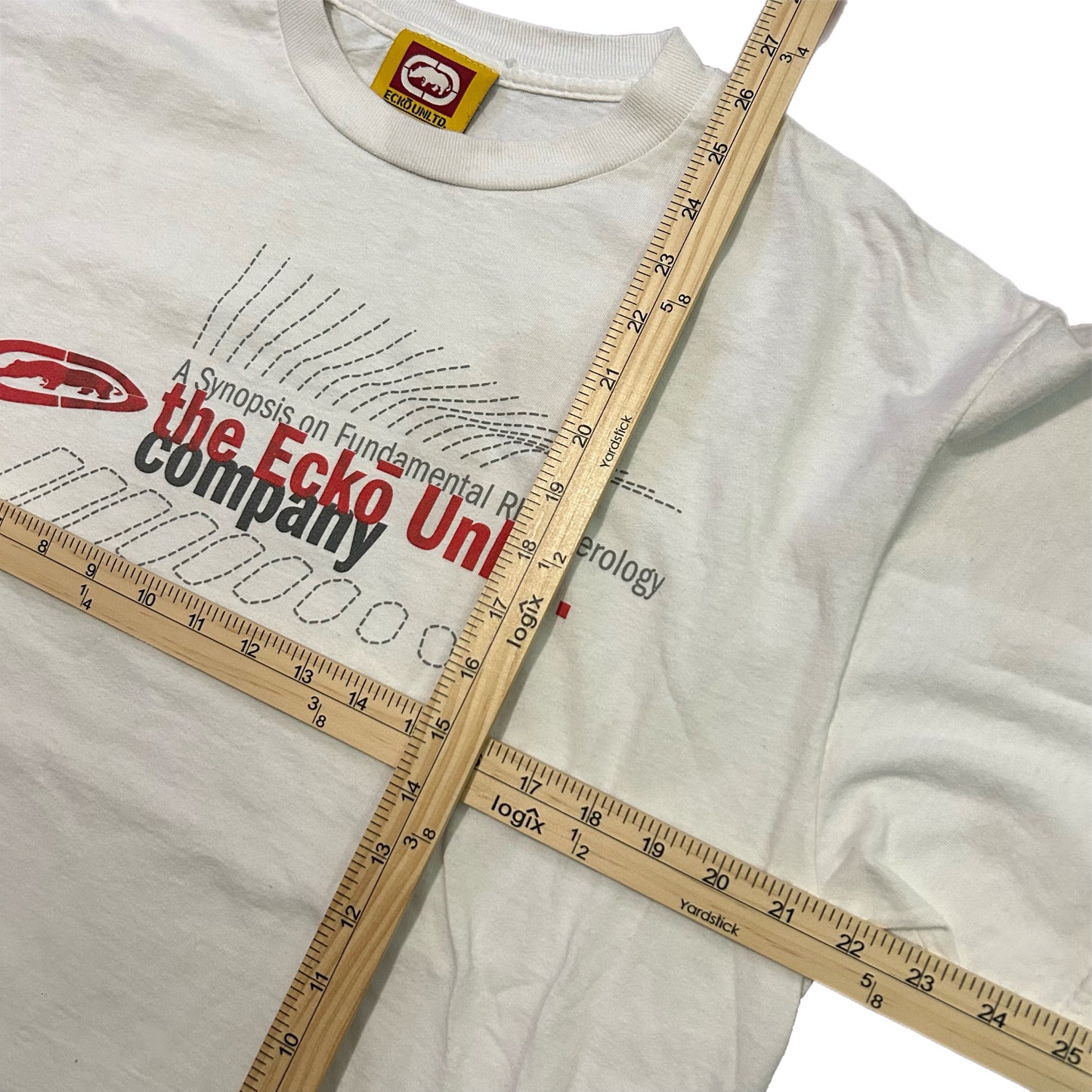 (L) Y2K Ecko Unltd White Tee