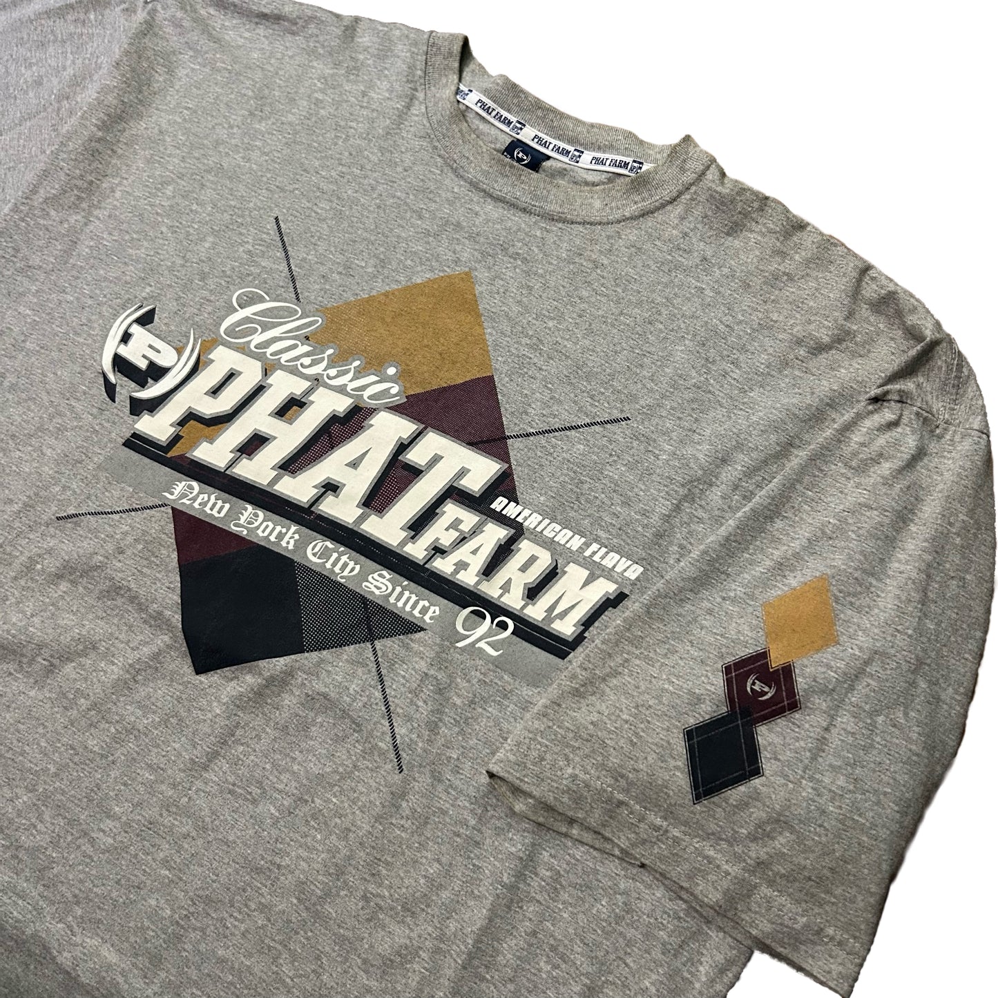 (XXL) Y2K Classic Phat Farm Grey Tee