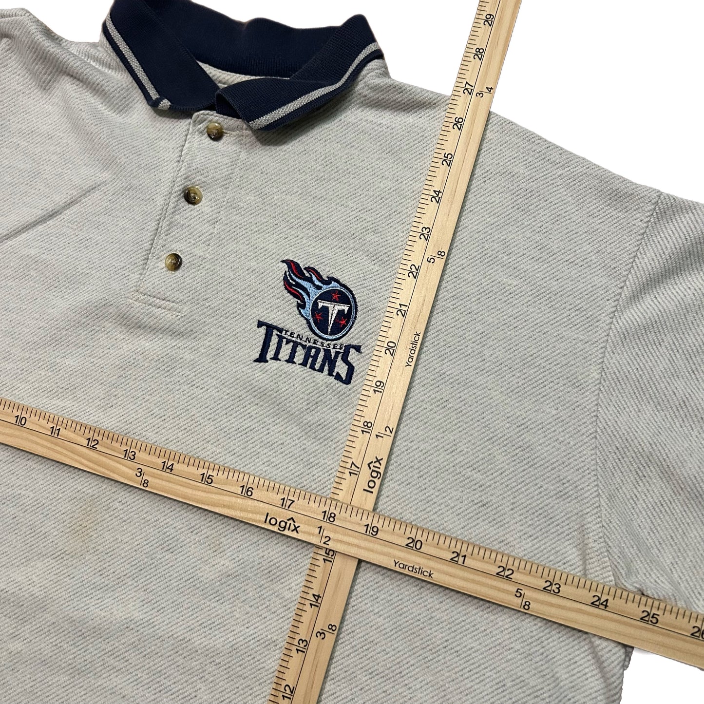 (XL) Vintage Tennessee Titans Polo Shirt
