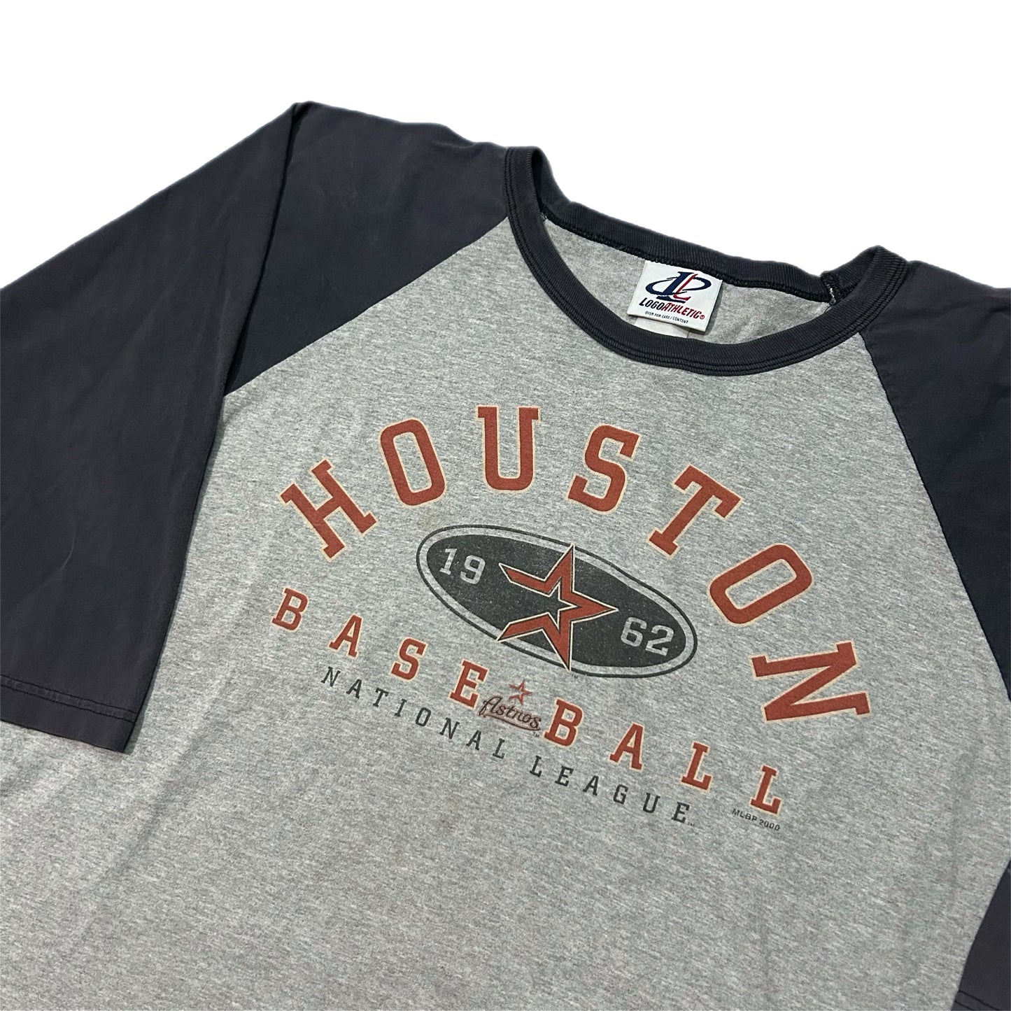 (L) Vintage Logo Athletics Houston Astros Baseball Shirt