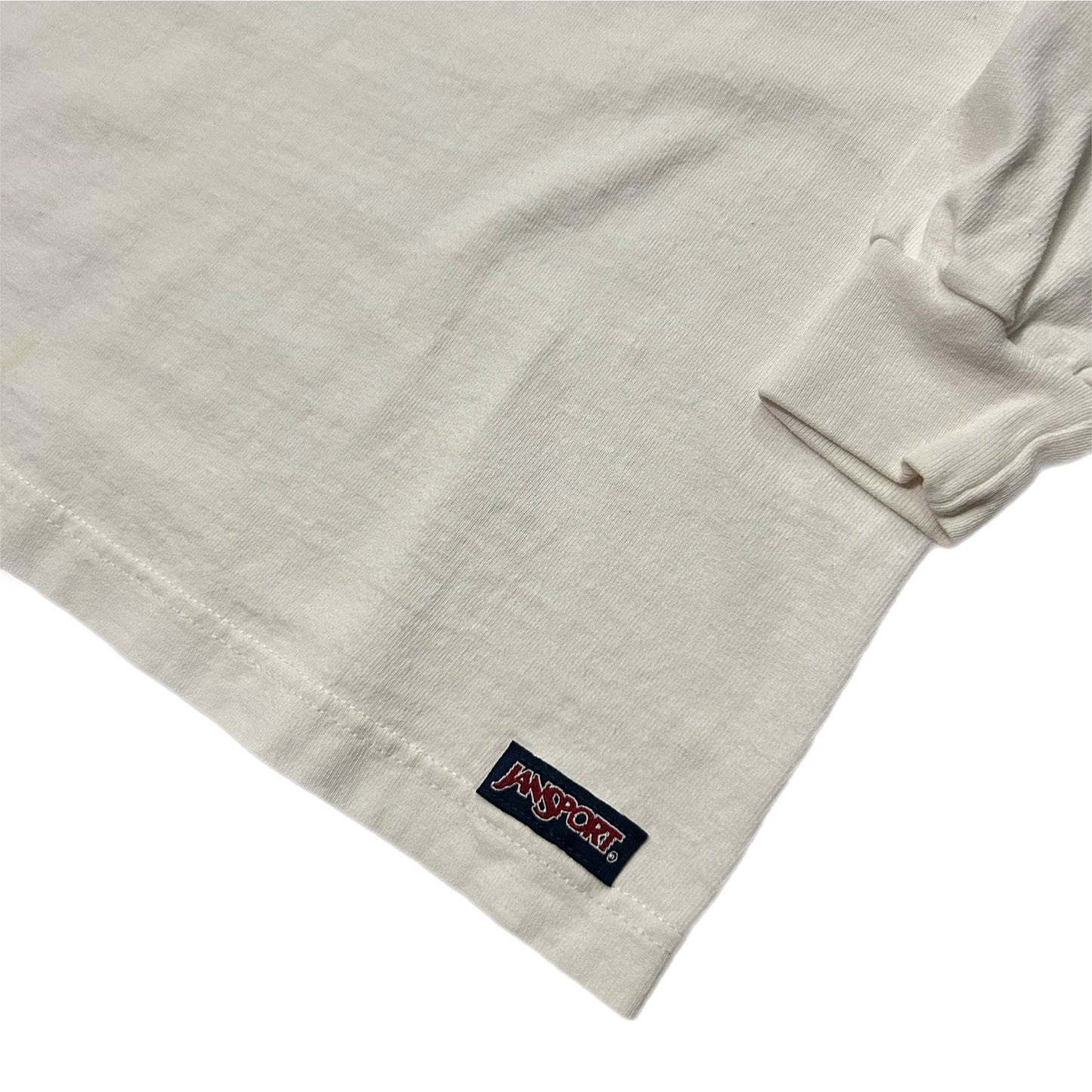 (M) Y2K Jansport North Dakota State University White Longsleeve
