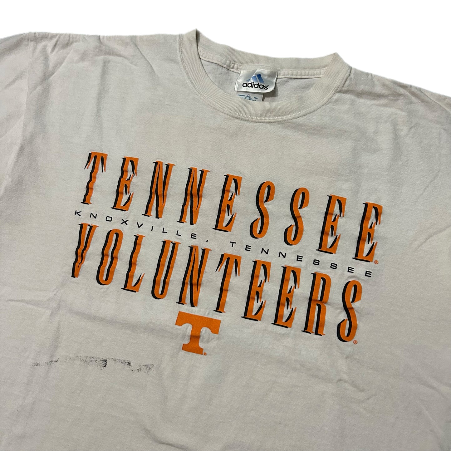 (XXL) Vintage Adidas Tennessee Volunteers White Tee