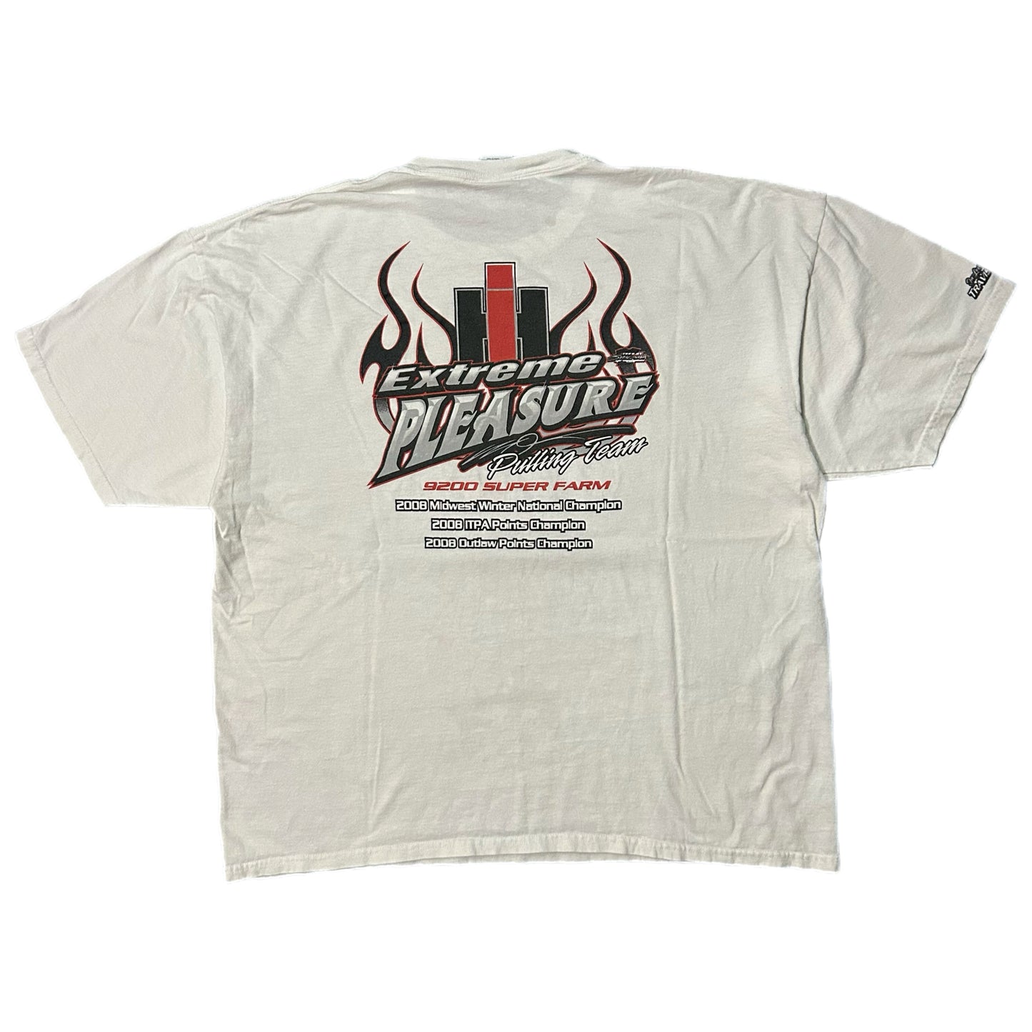 (XXL) 2008 Extreme Pleasure Pulling Team White Tee