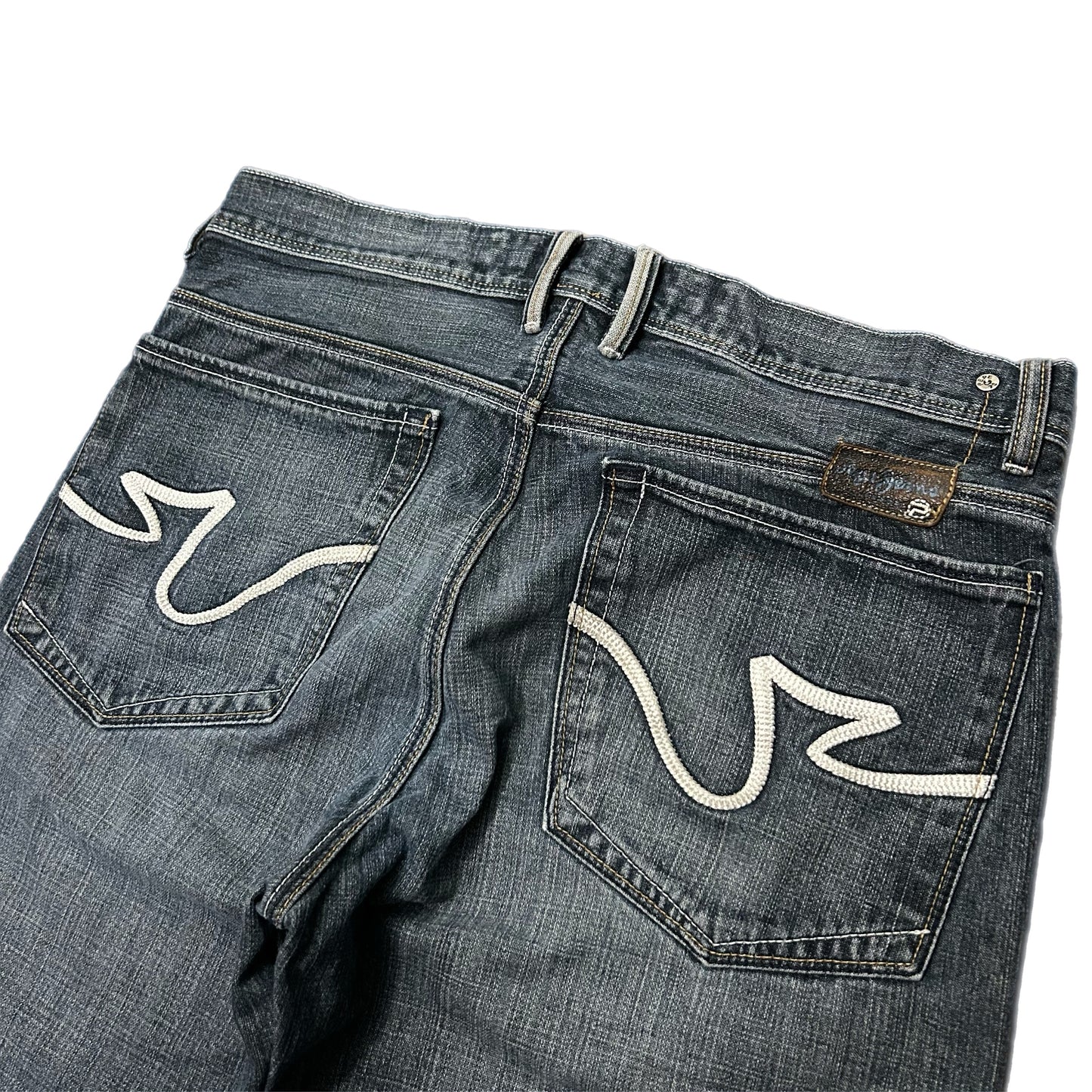 (34) Y2K Pepe Jeans Medium Wash Loose Denim Jeans