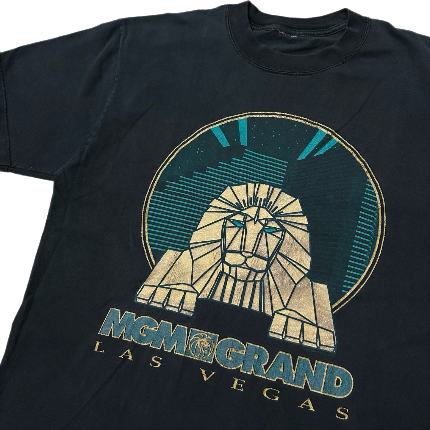 (L) Vintage 90s MGM Grand Las Vegas Black Tee