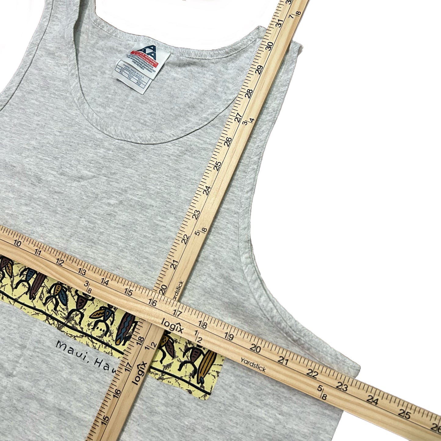 (XL) Vintage Hawaii Maui Grey Tanktop