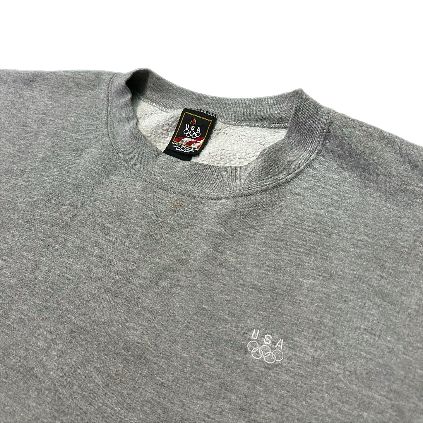 (XXL) Vintage Team USA Olympics Gray Shirt