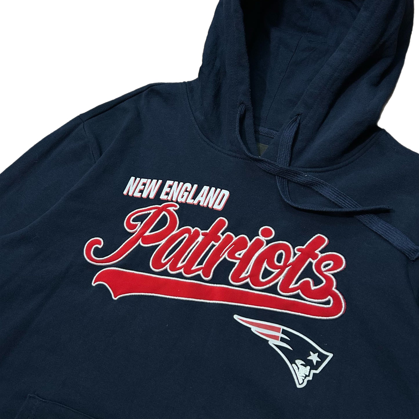 (XL) Y2K New England Patriots Navy Hoodie