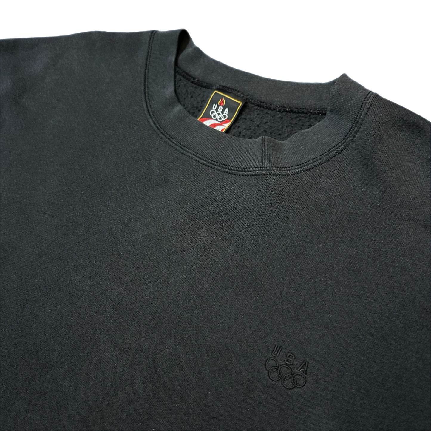 (XXL) Vintage Team USA Olympics Black Heavy Shirt