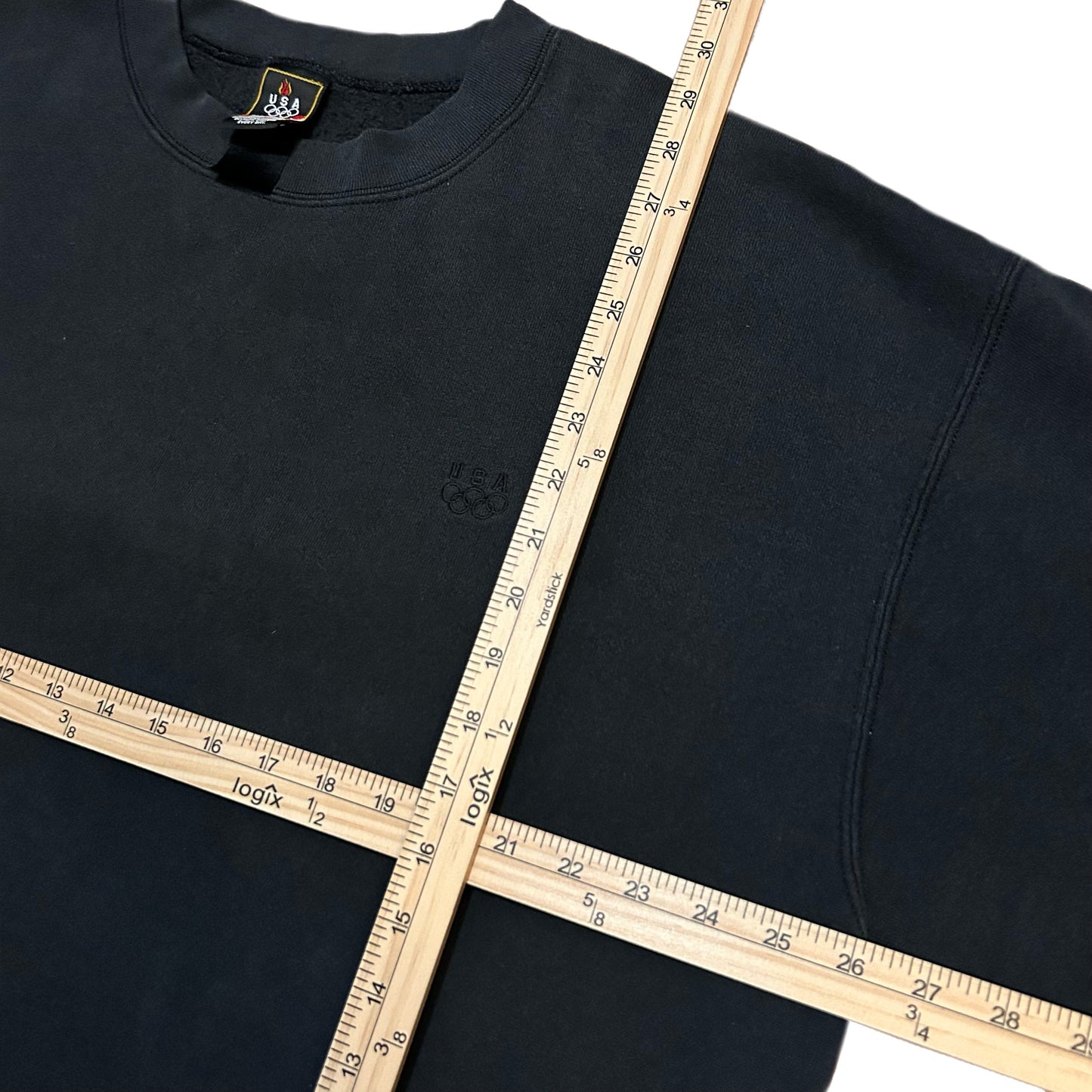 (XXL) Vintage Team USA Olympics Black Heavy Shirt